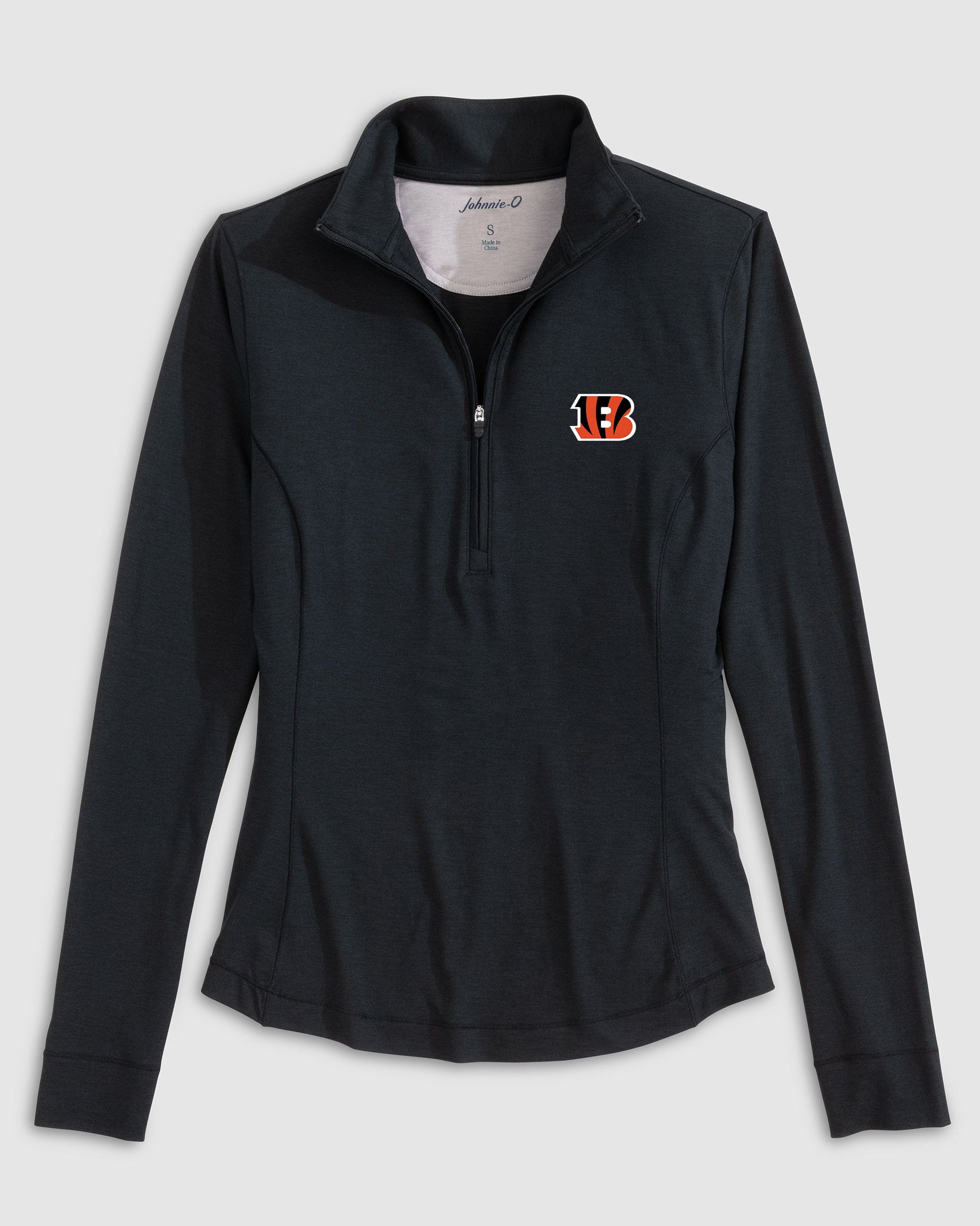 Women's Cincinnati Bengals Susie Performance 1/4 Zip - Image 3