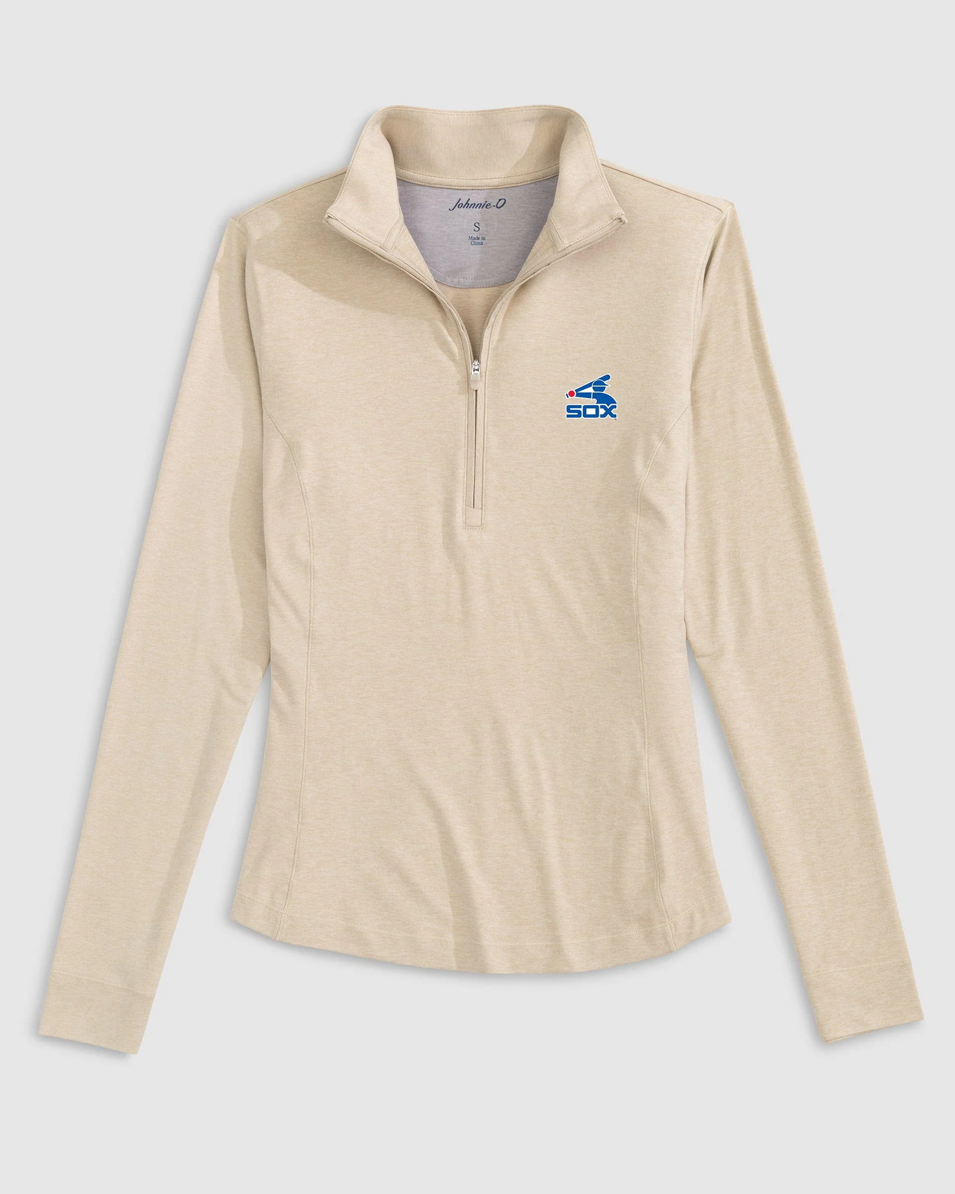 Women's Chicago White Sox Susie Performance 1/4 Zip - Cooperstown Logo - Image 2