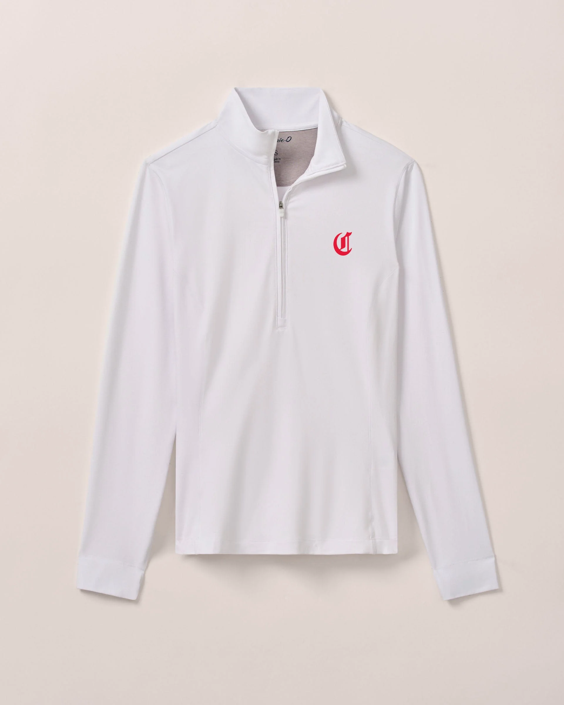 Women's Cincinnati Reds Susie Performance 1/4 Zip - Cooperstown Logo - Image 5