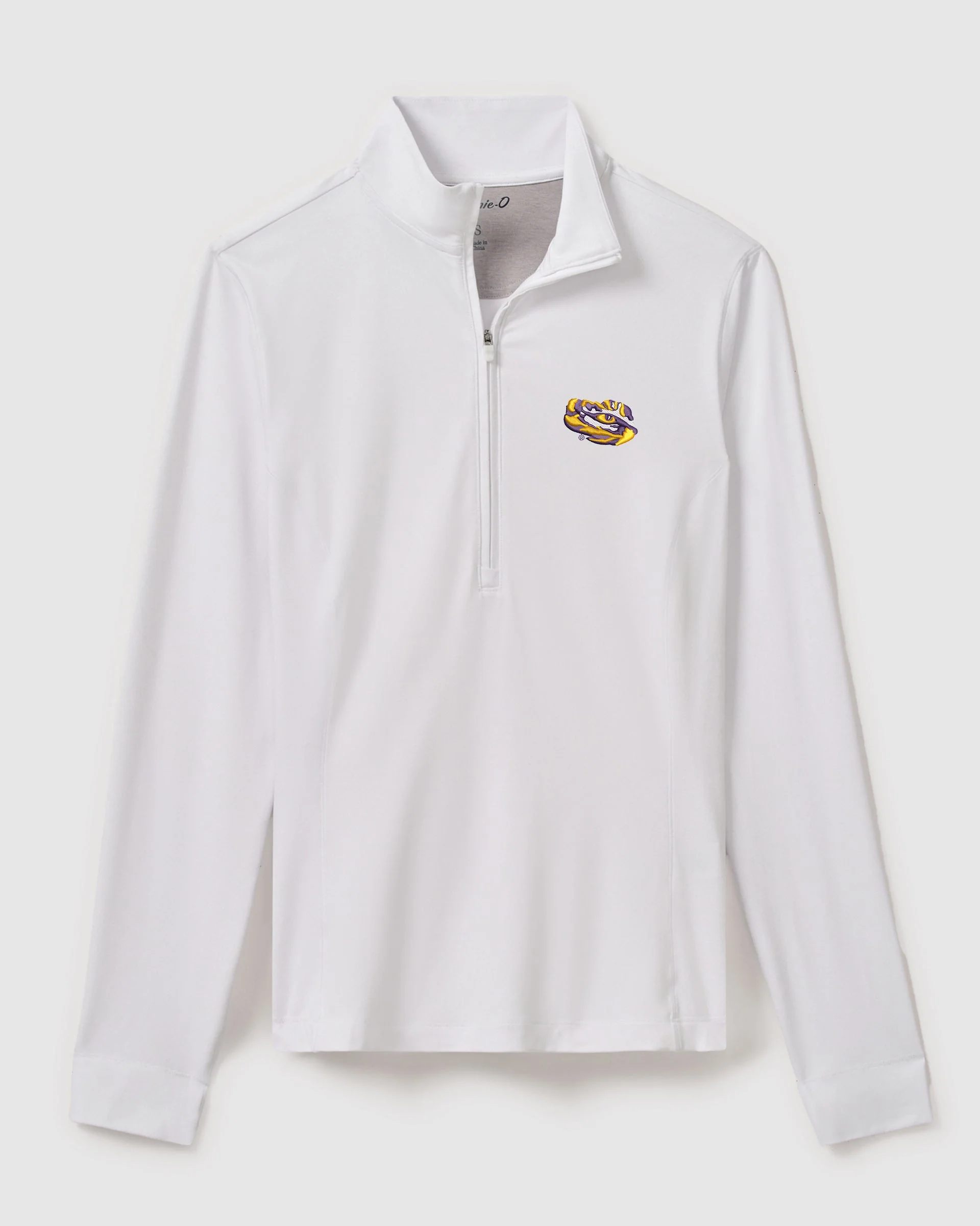 Women's Louisiana State Susie Performance 1/4 Zip - Mike The Tiger Logo
