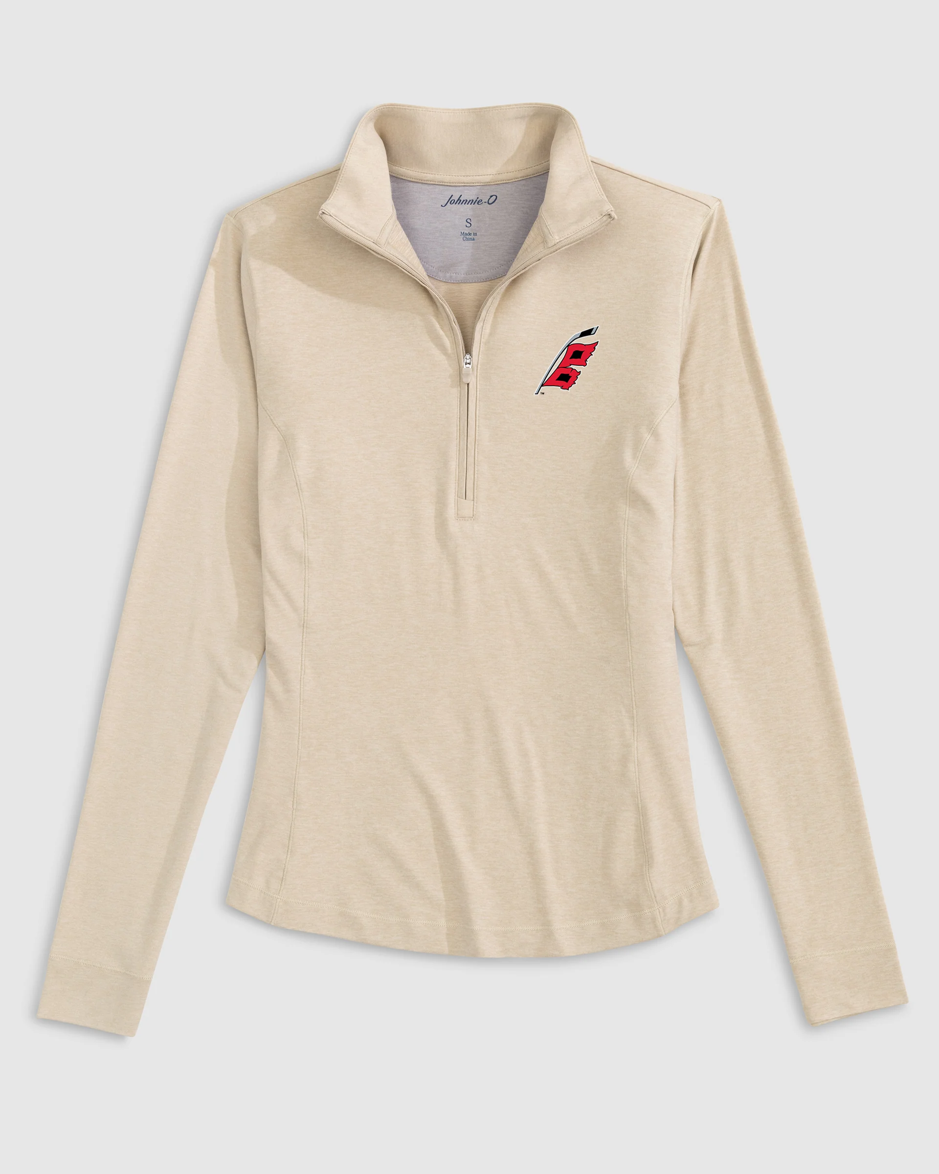 Women's Carolina Hurricanes Susie Performance 1/4 Zip - Flag Logo - Image 2