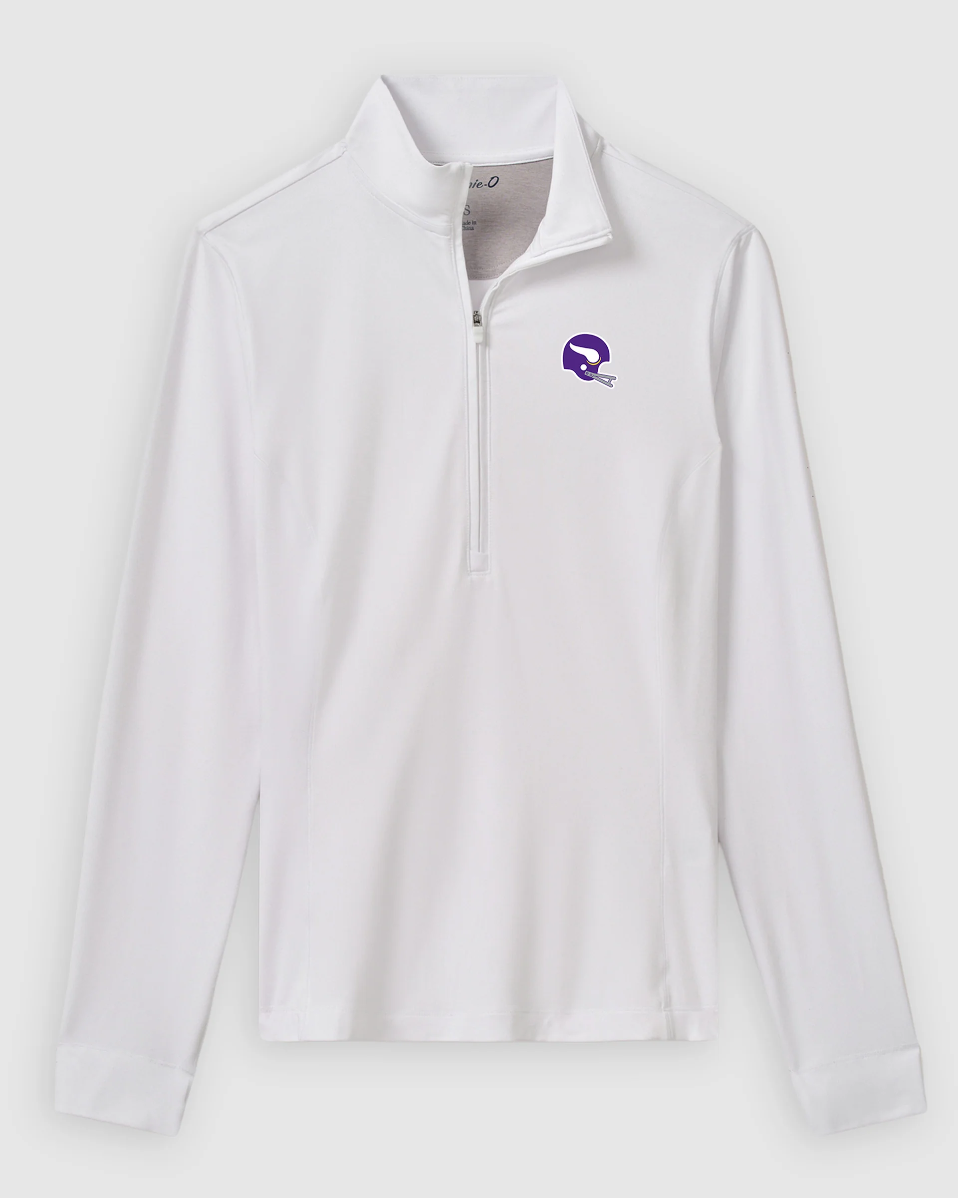 Women's Minnesota Vikings Susie Performance 1/4 Zip - Classic Logo - Image 4
