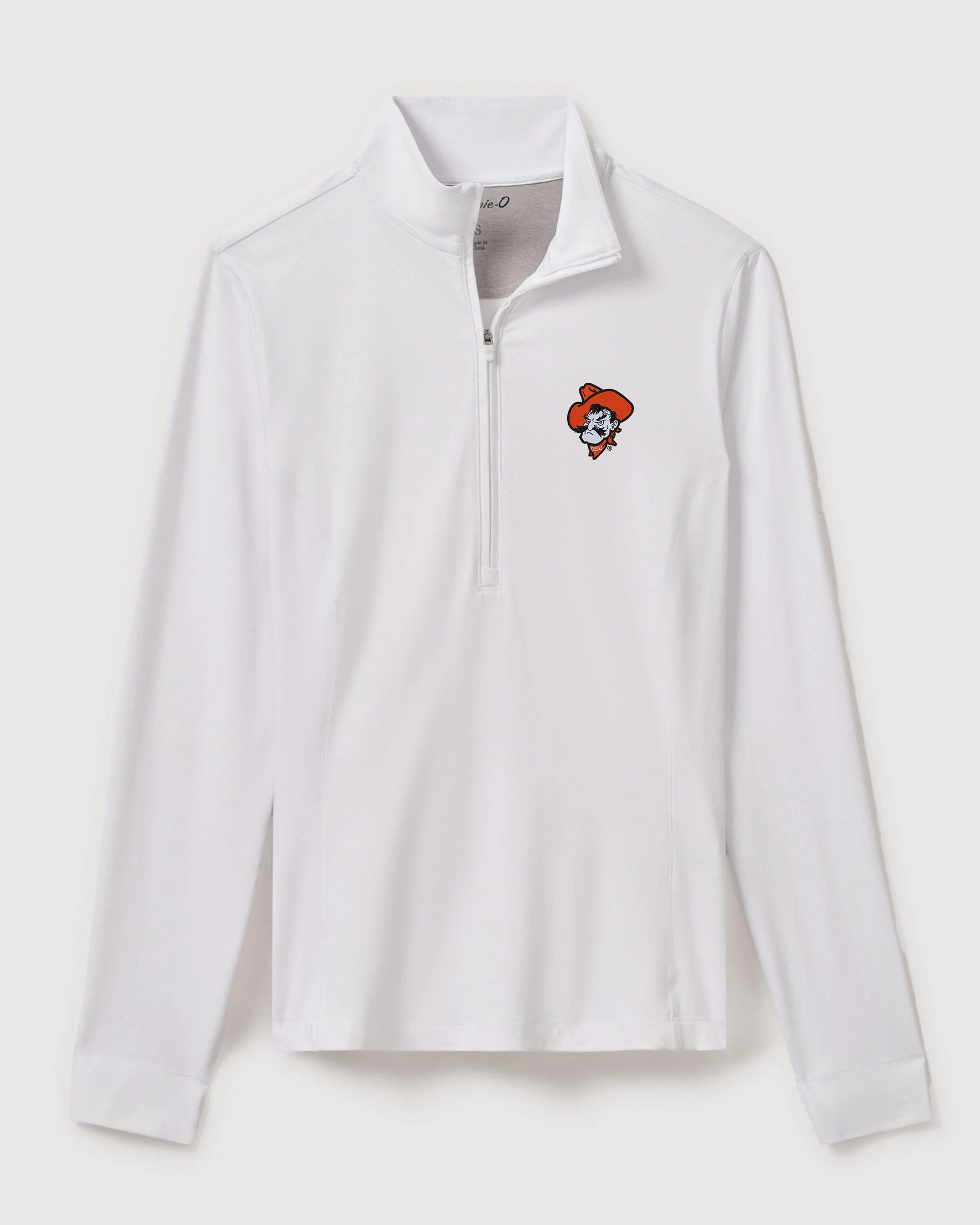 Women's Oklahoma State Susie Performance 1/4 Zip - Pistol Pete Logo