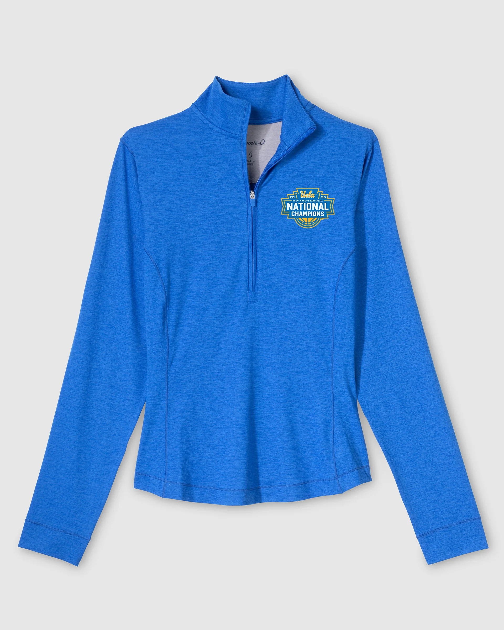 Women's UCLA Susie Performance 1/4 Zip - 2026 Women's College Basketball Champions Logo - Image 5