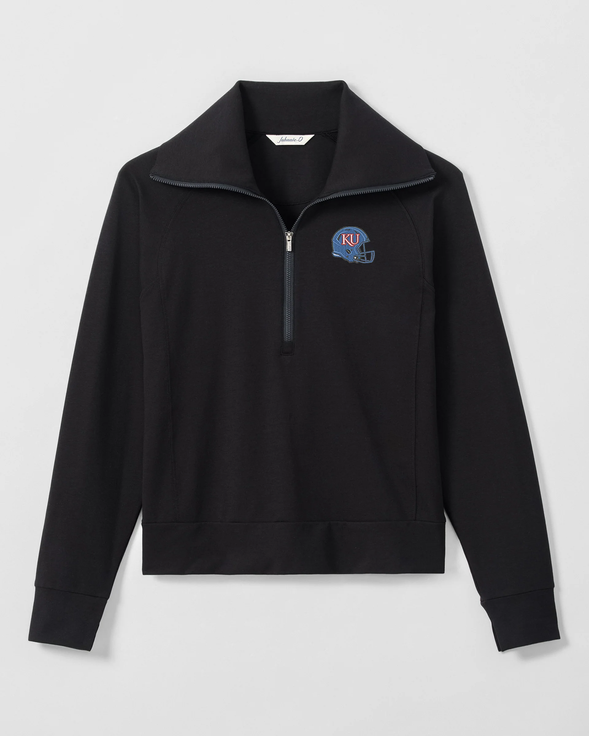 Women's Kansas Eliza Half Zip - Helmet Logo - Image 2