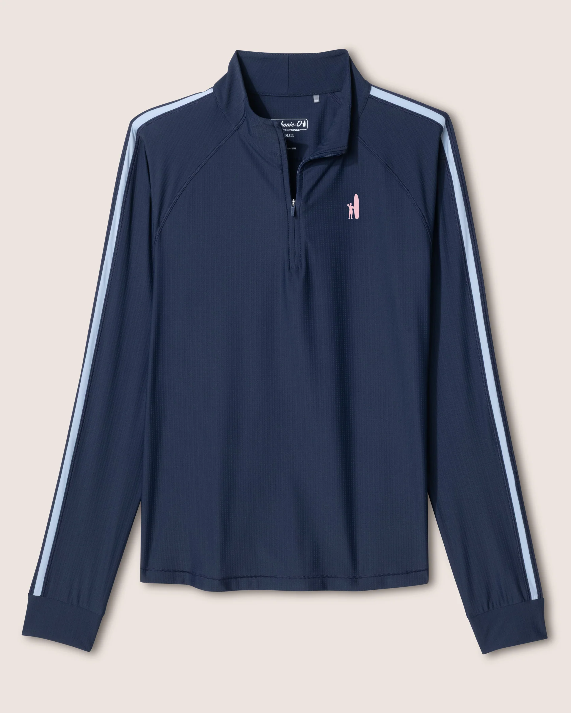 Custom Surfer Logo Sloane Performance 1/4 Zip Pullover - Image 3