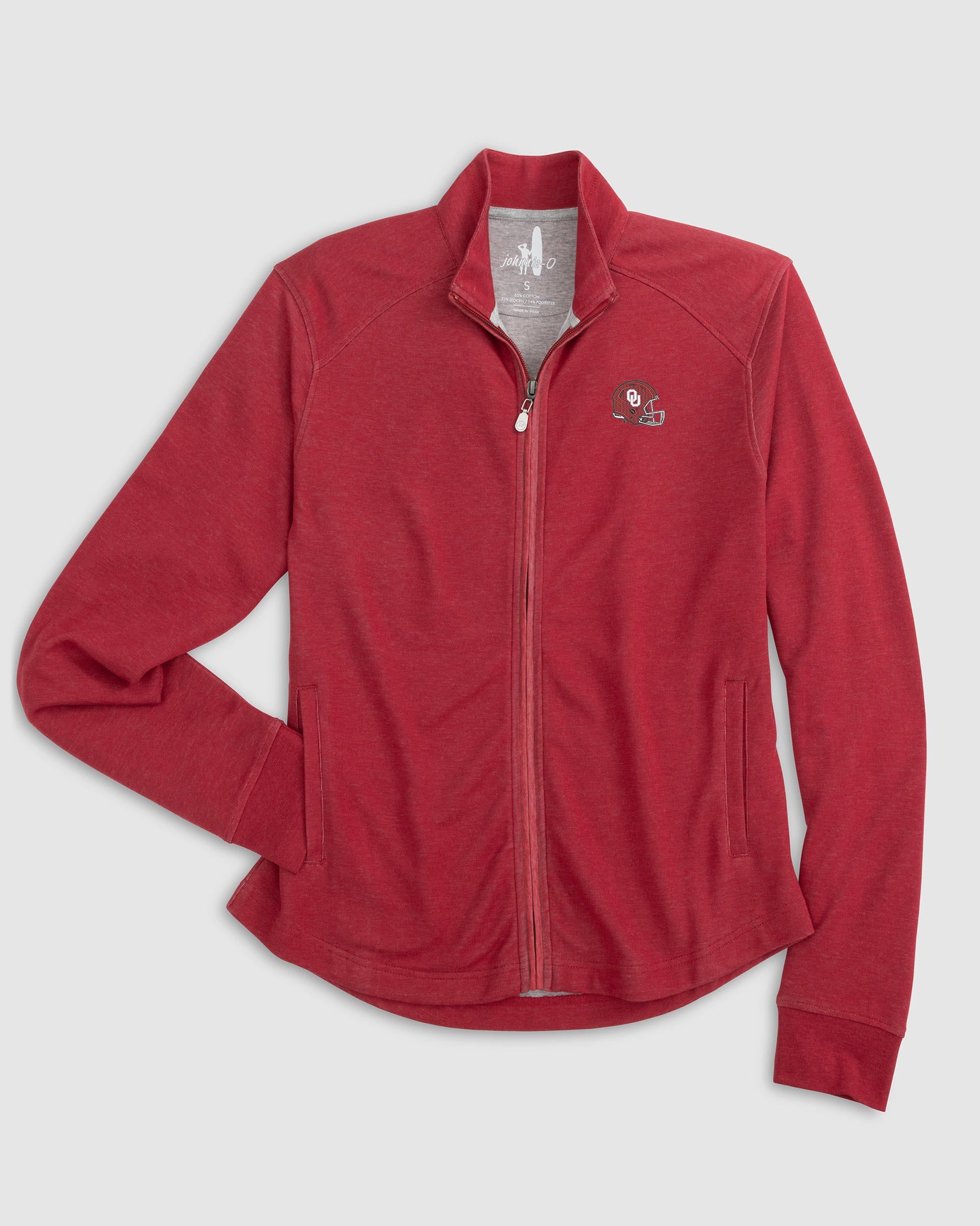 Women's Oklahoma Tomi Full Zip Jacket - Helmet Logo - Image 3
