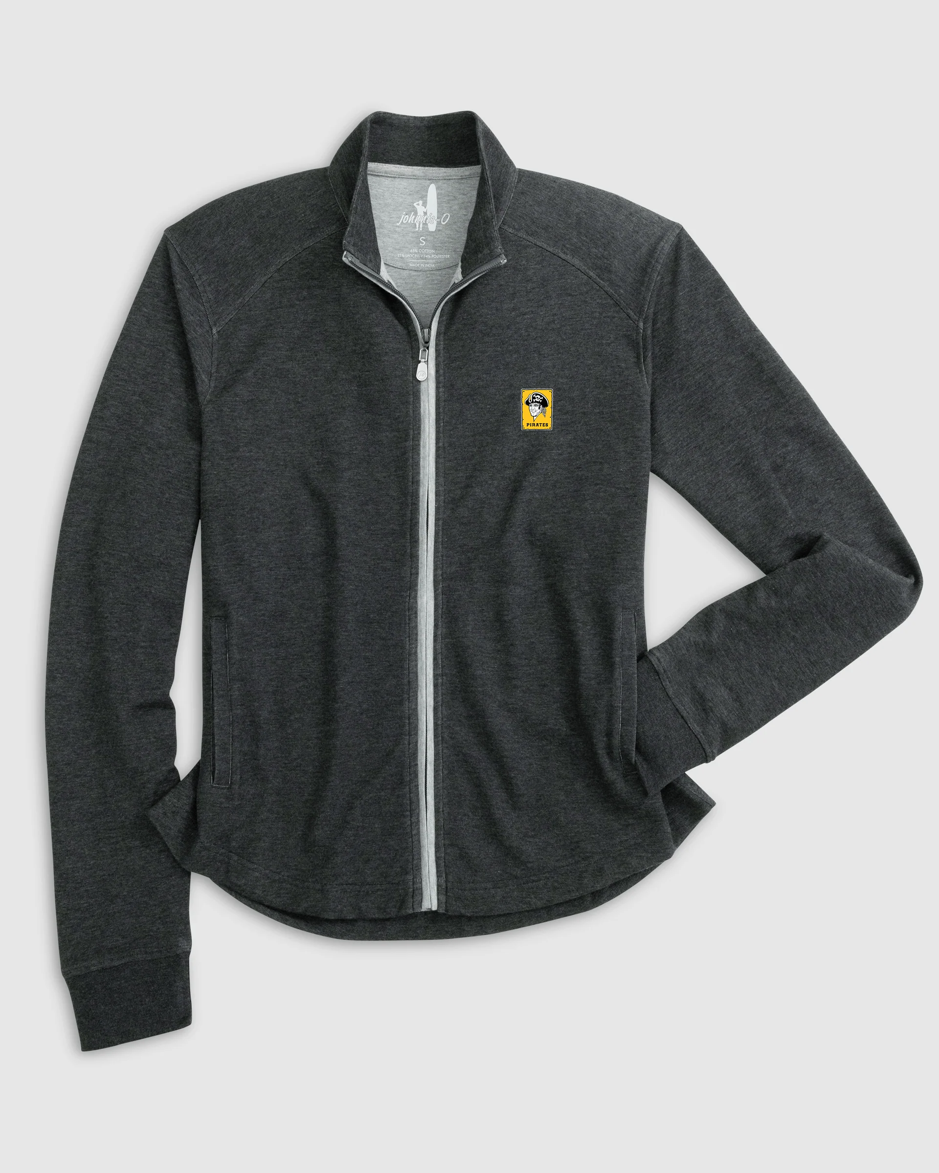 Women's Pittsburgh Pirates Tomi Full Zip Jacket - Cooperstown Logo - Image 2