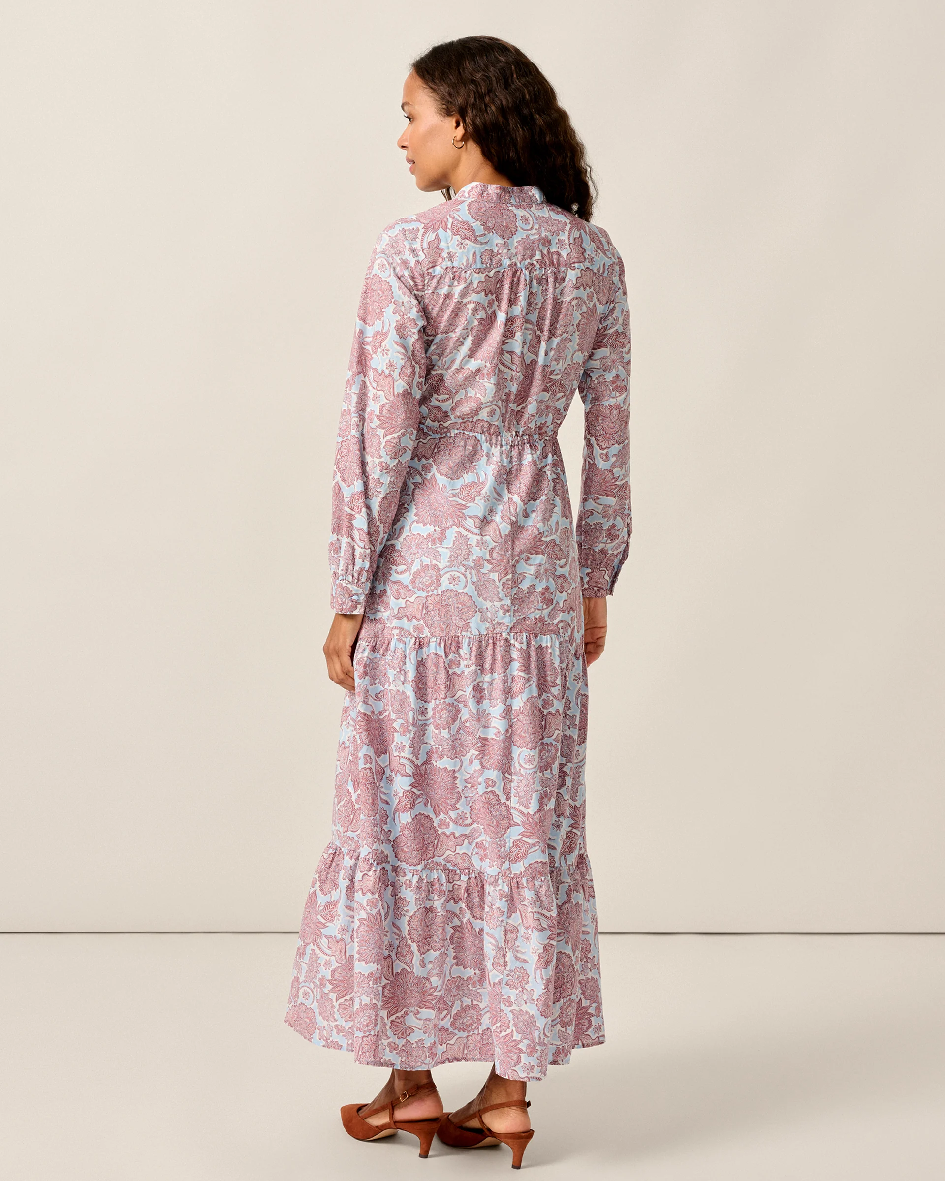 Juliett Floral Cinch Waist Dress - Image 4