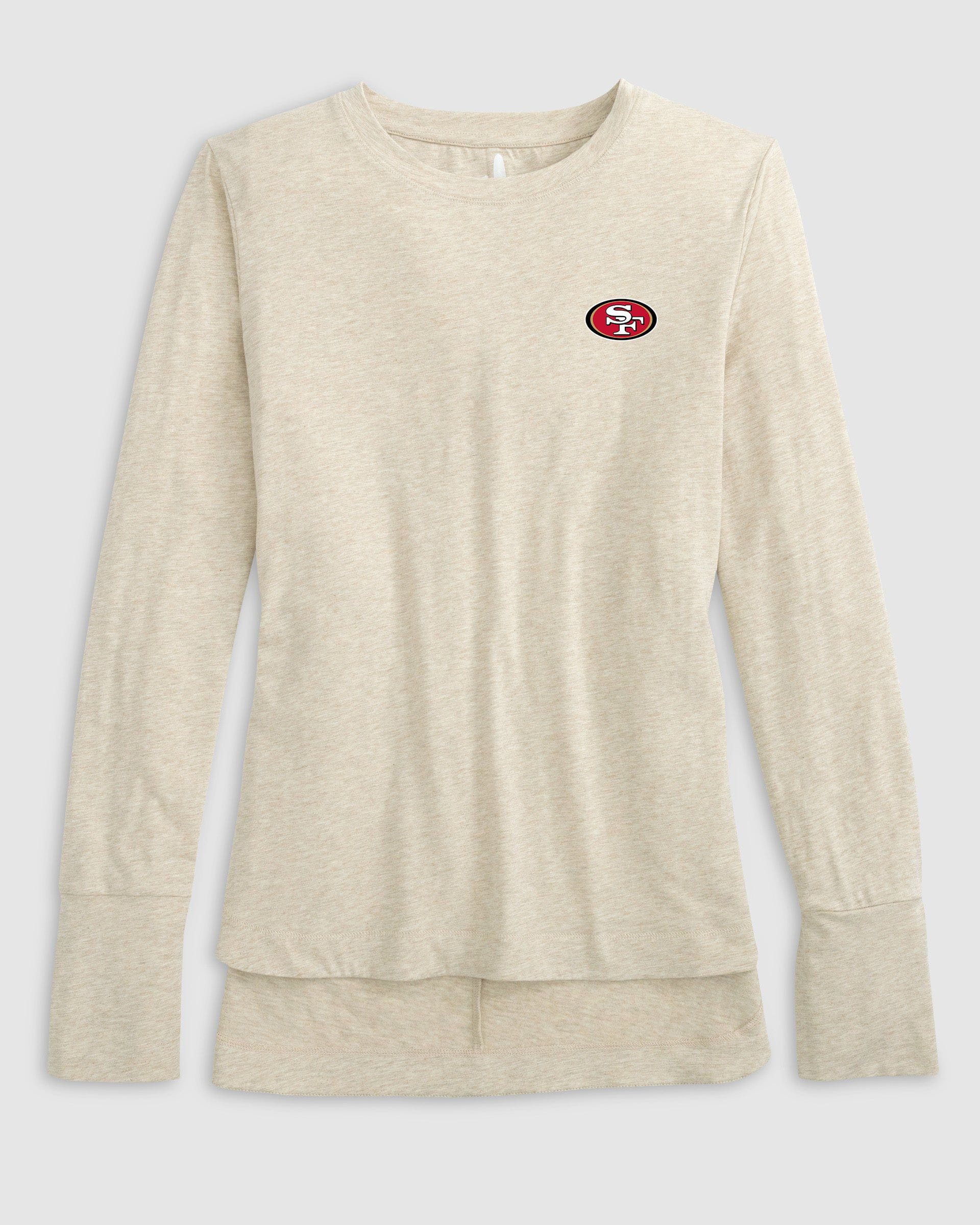 Women's San Francisco 49ers Valerie Long Sleeve Tee - Image 2