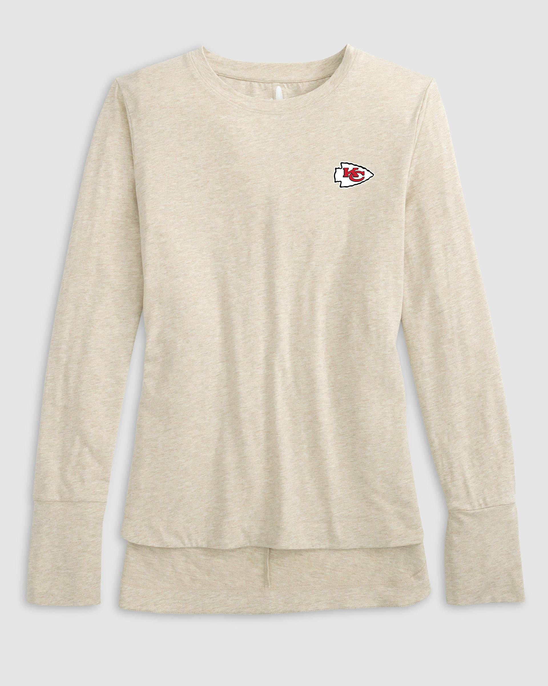 Women's Kansas City Chiefs Valerie Long Sleeve Tee - Image 2