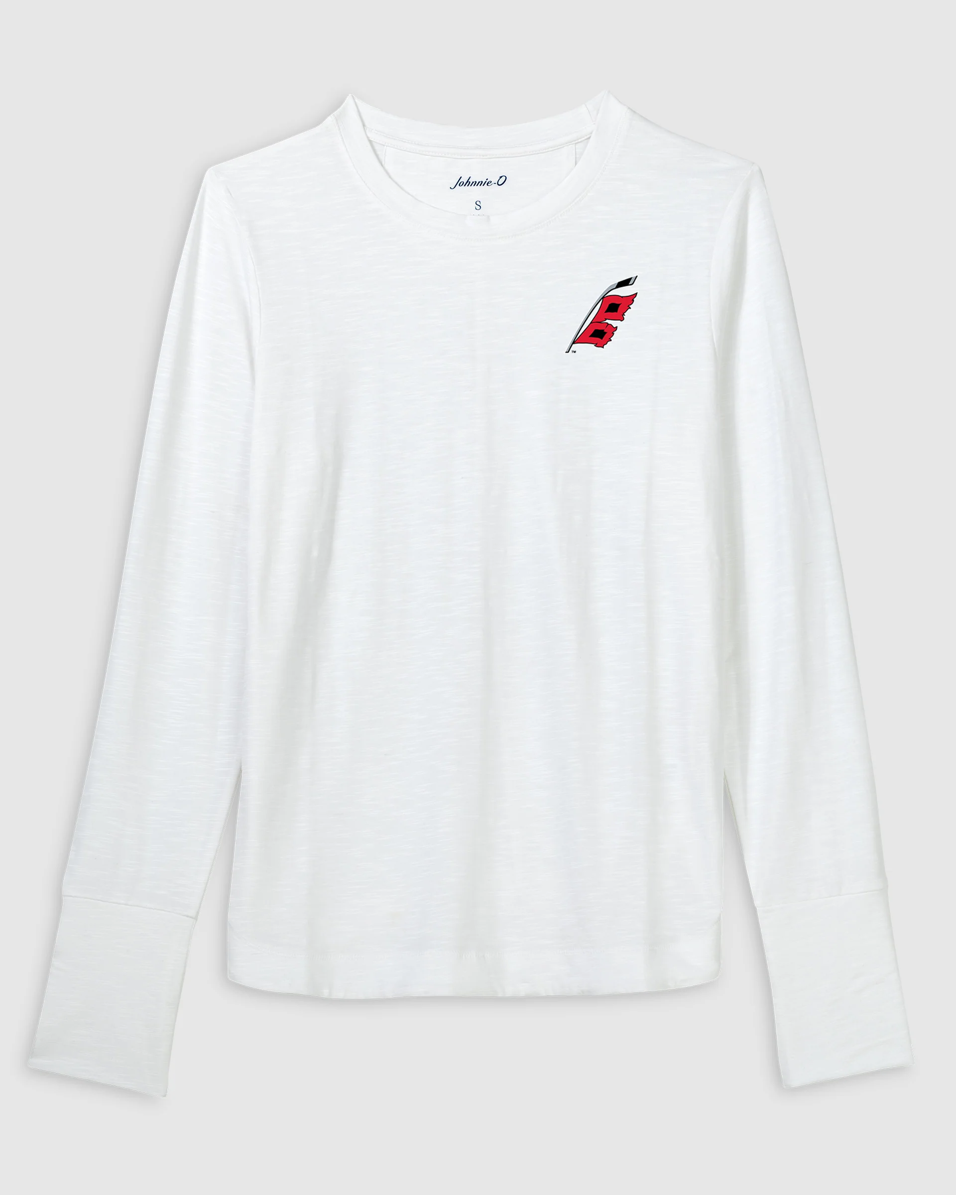 Women's Carolina Hurricanes Valerie Long Sleeve Tee - Flag Logo - Image 4