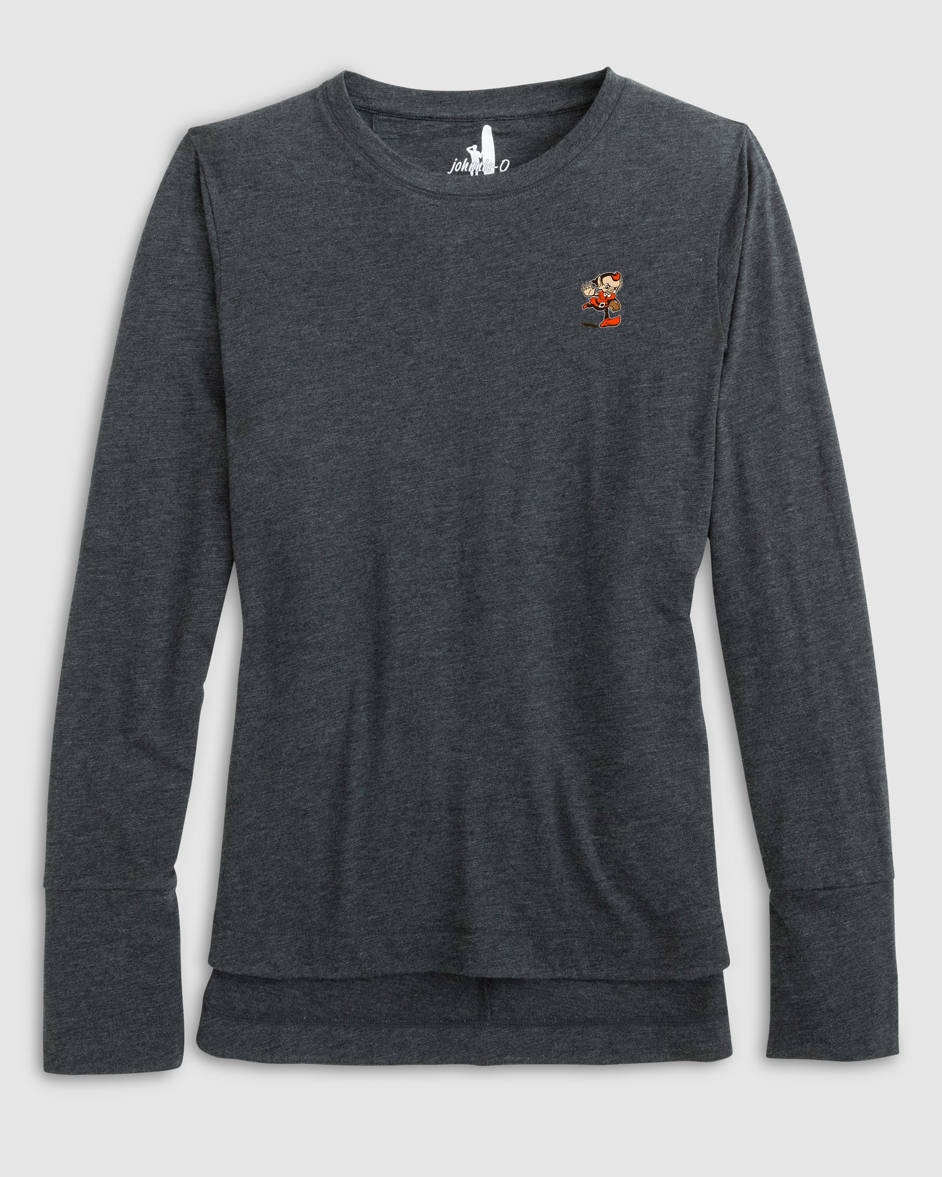 Women's Cleveland Browns Valerie Long Sleeve Tee - Classic Logo