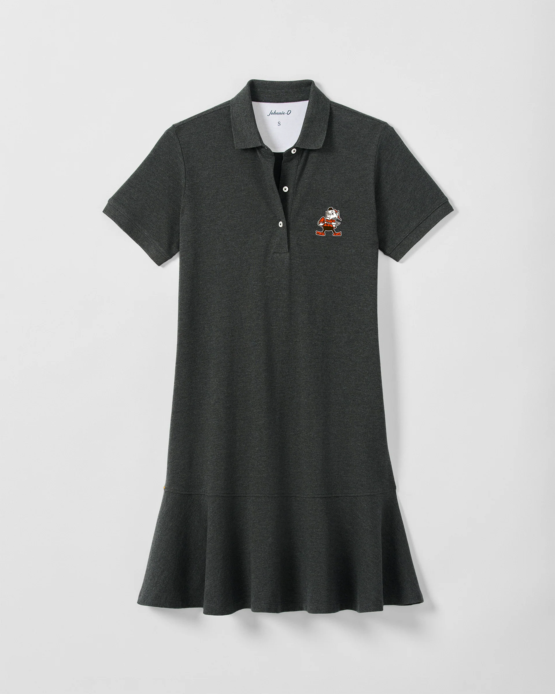 Women's Cleveland Browns Janie Pique Dress - Classic Brownie Logo
