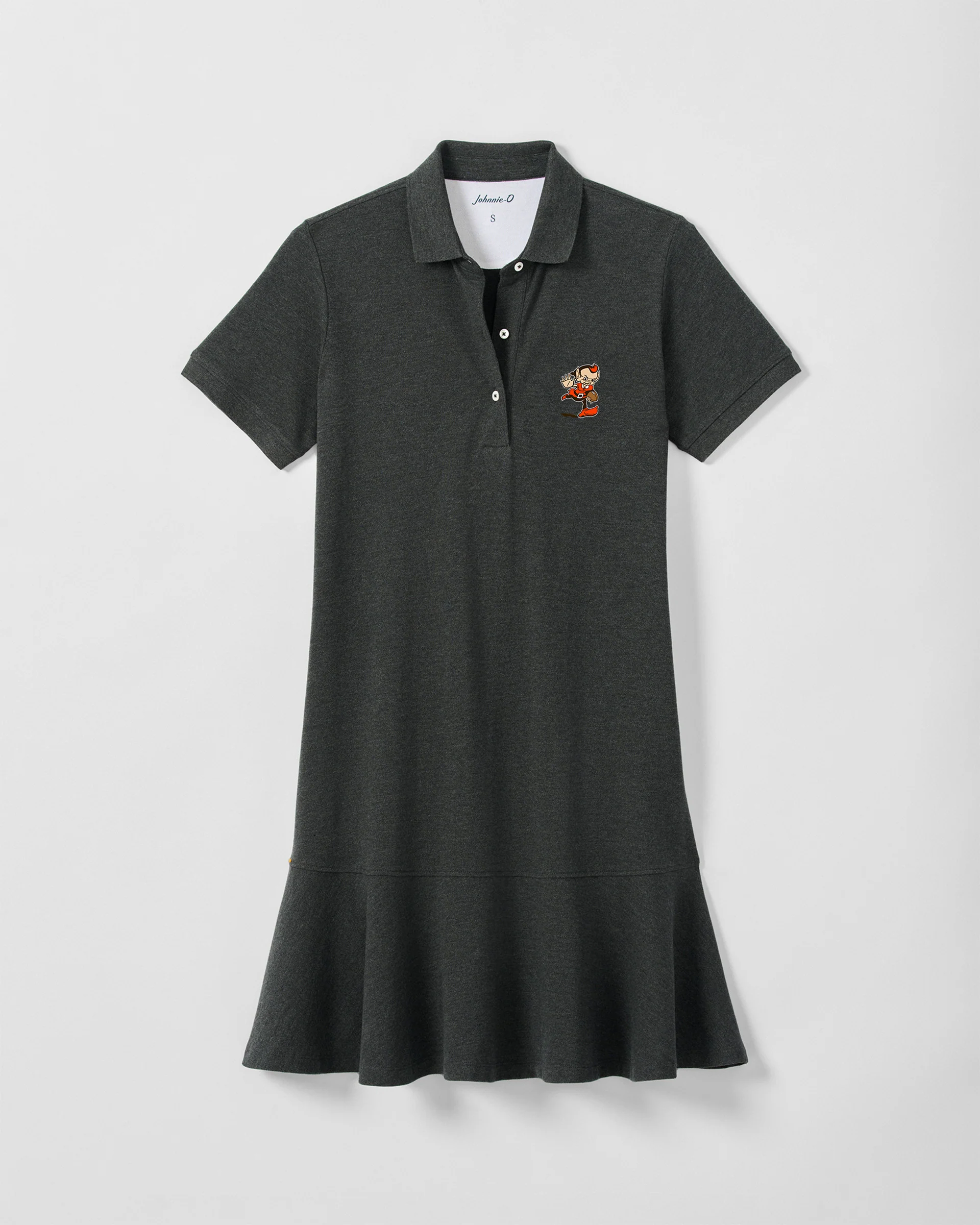 Women's Cleveland Browns Janie Pique Dress - Classic Logo