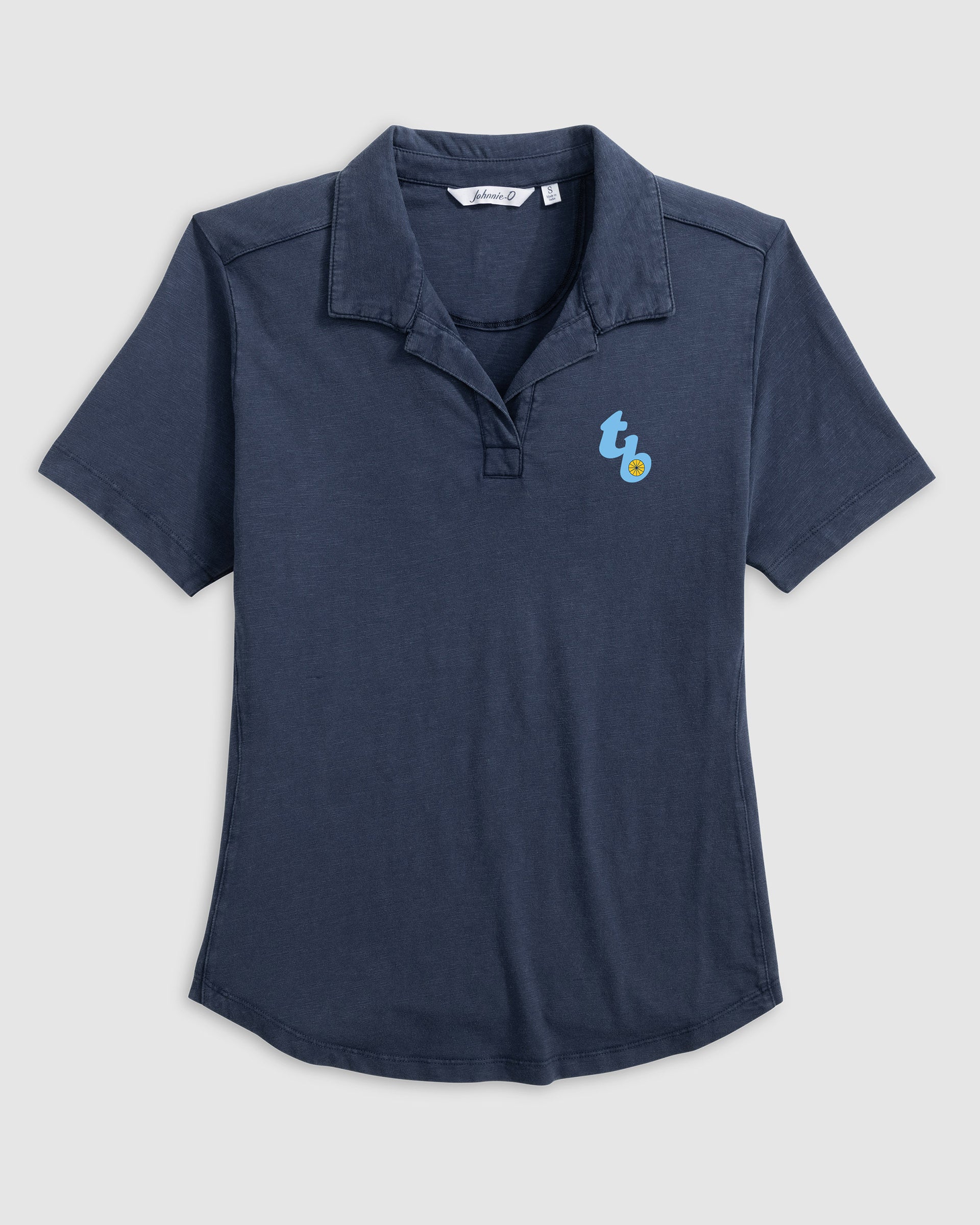 Women's Tampa Bay Rays Coastal Wash Polo - Cooperstown Logo - Image 4