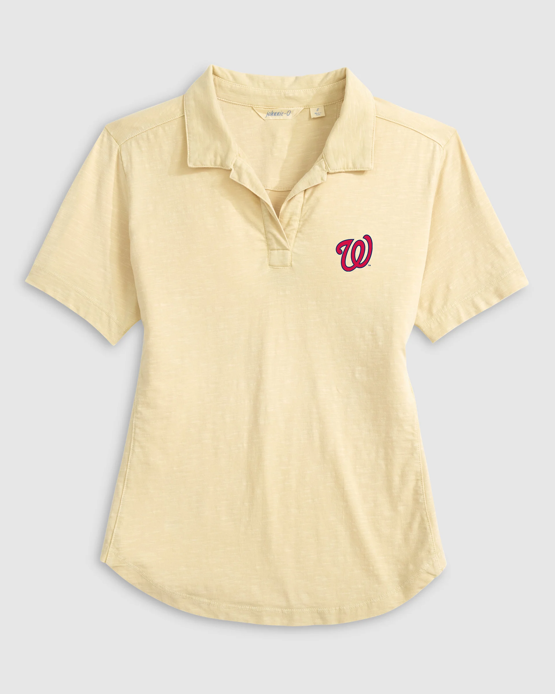 Women's Washington Nationals Coastal Wash Polo - Image 2