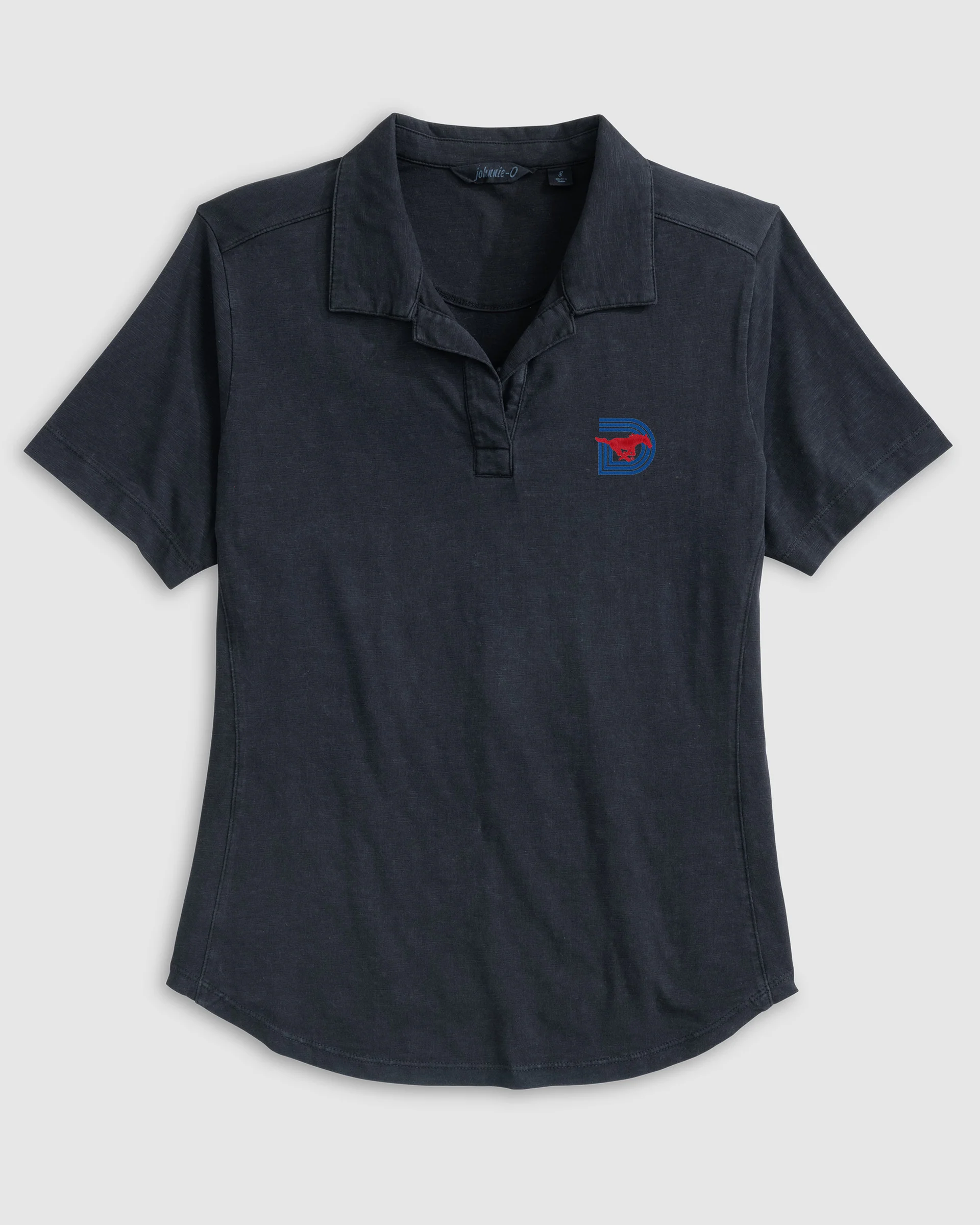 Women's Southern Methodist University Coastal Wash Polo - Triple D Logo - Image 3