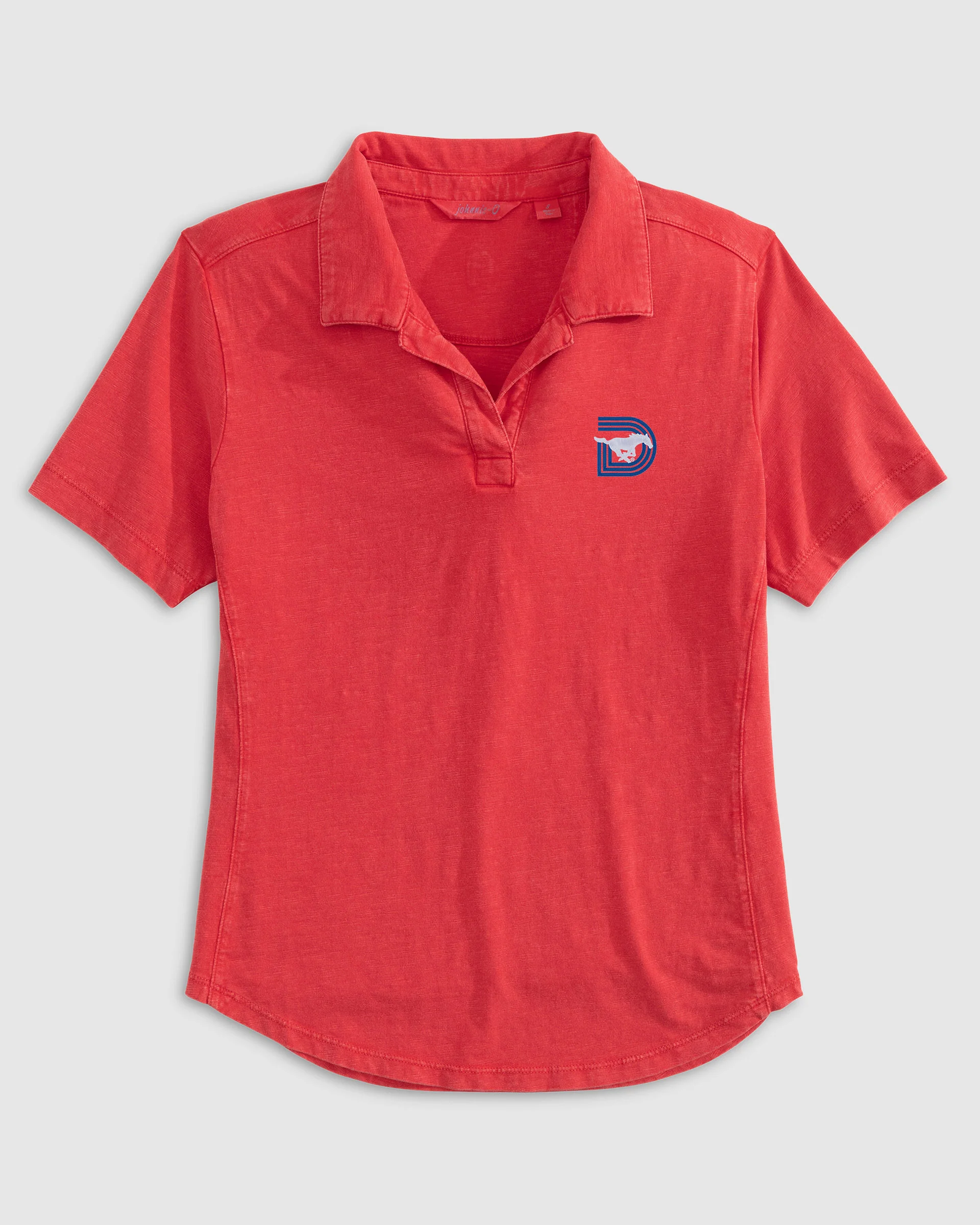 Women's Southern Methodist University Coastal Wash Polo - Triple D Logo - Image 6