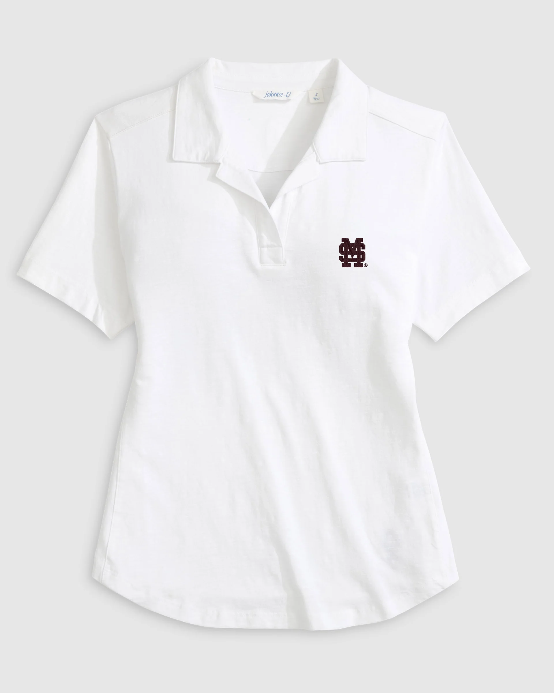 Women's Mississippi State University Coastal Wash Polo - Baseball Logo - Image 3