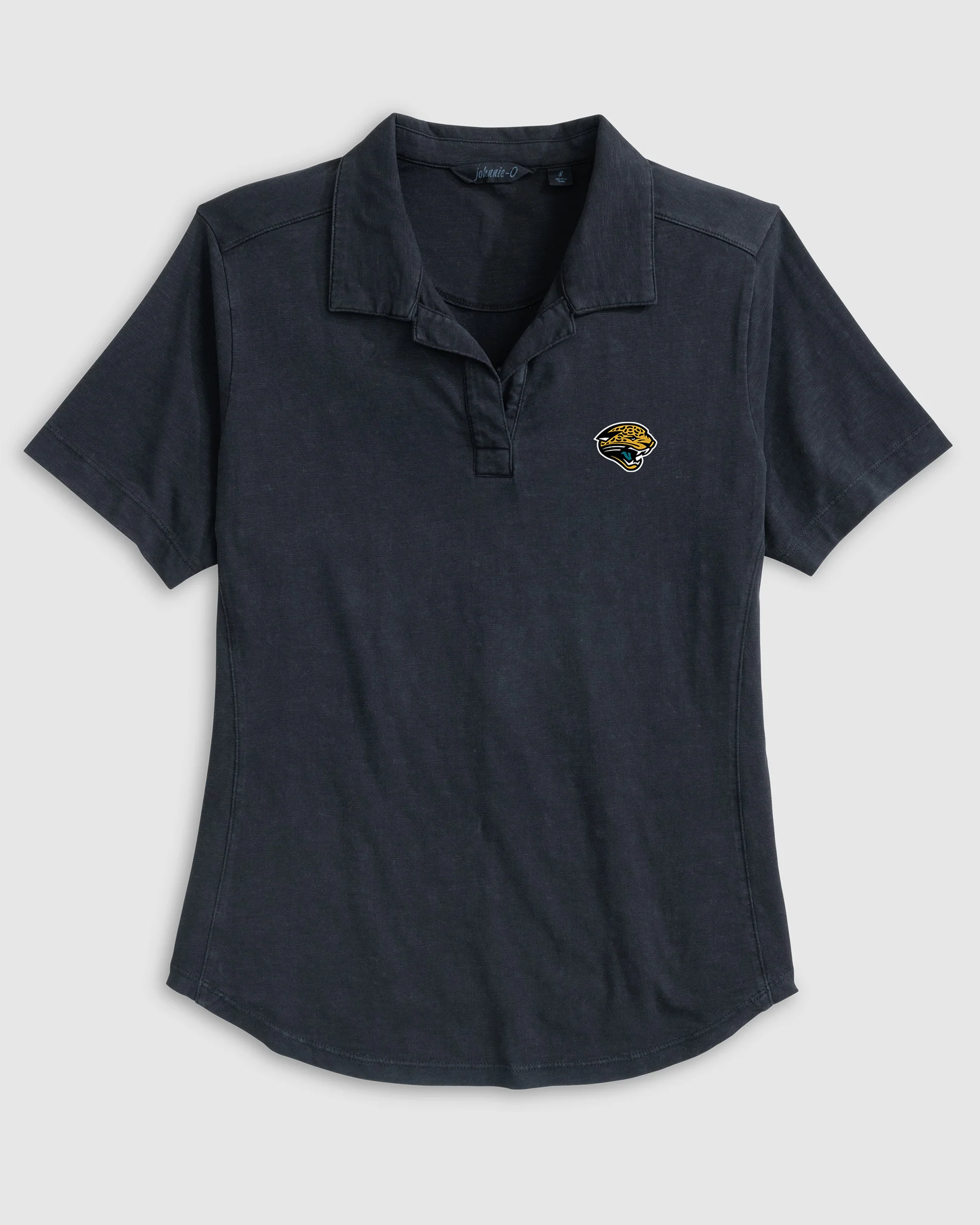 Women's Jacksonville Jaguars Coastal Wash Polo -  Jaguar Head Classic Logo