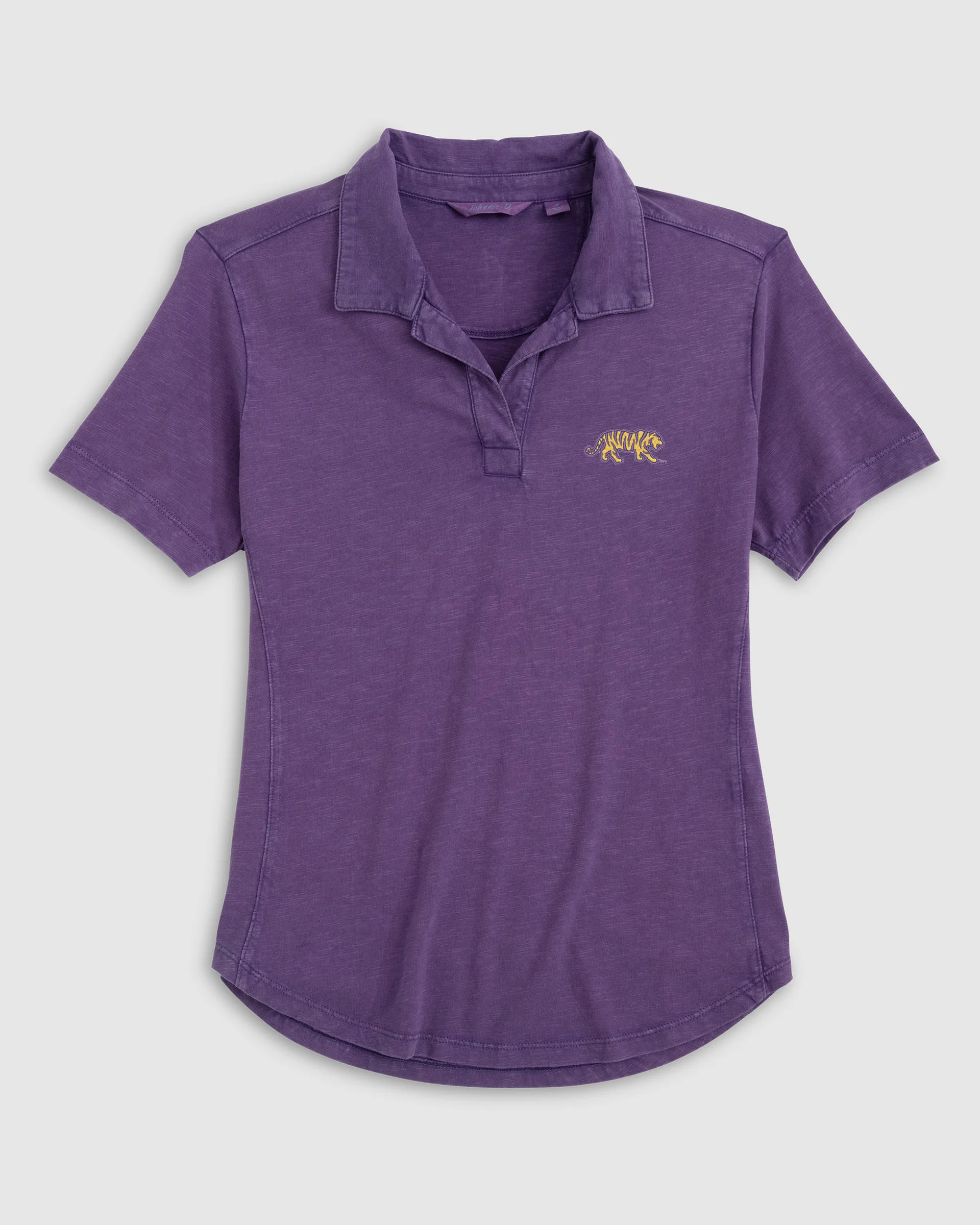 Women's Louisiana State University Coastal Wash Polo - Mike The Tiger Logo - Image 4