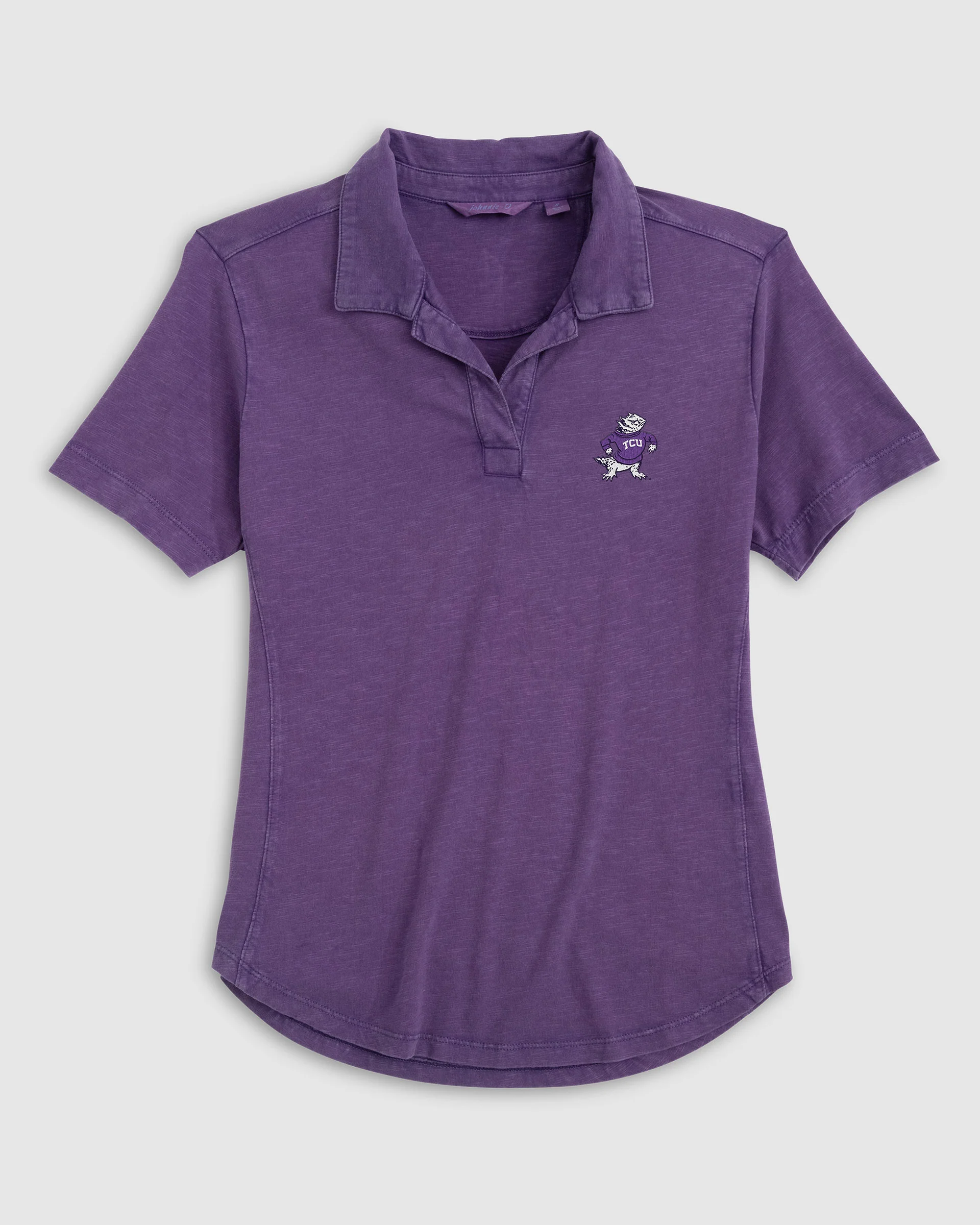 Women's Texas Christian University Coastal Wash Polo - Vault Logo