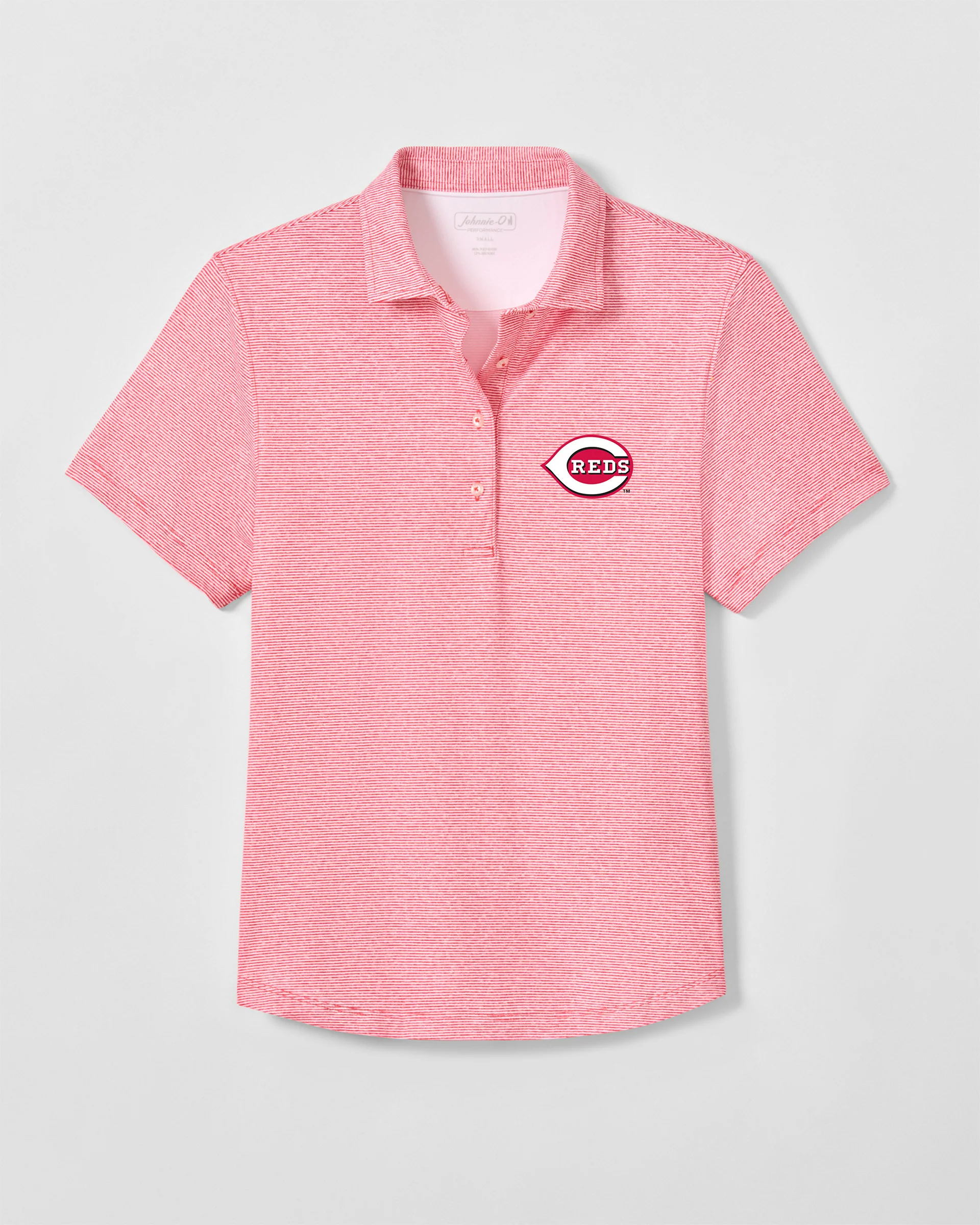 Women's Cincinnatti Reds Maxine Featherweight Performance Polo - Image 2