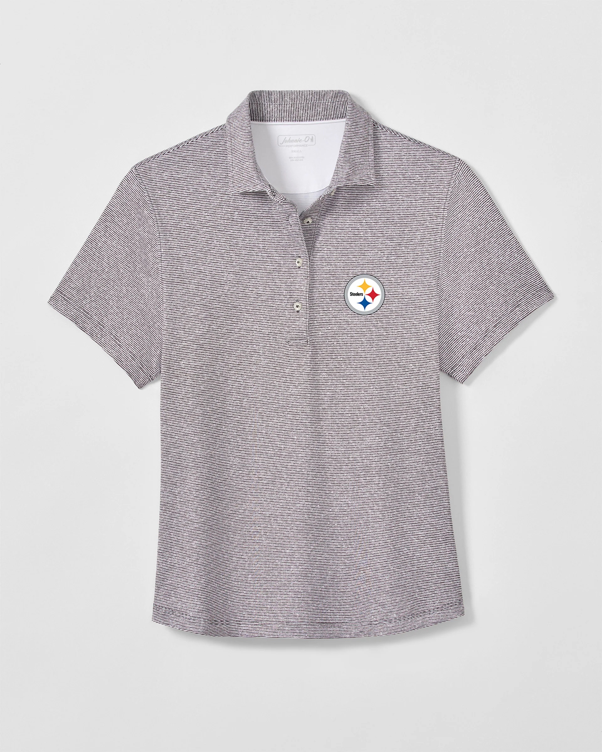 Women's Pittsburgh Steelers Maxine Featherweight Performance Polo