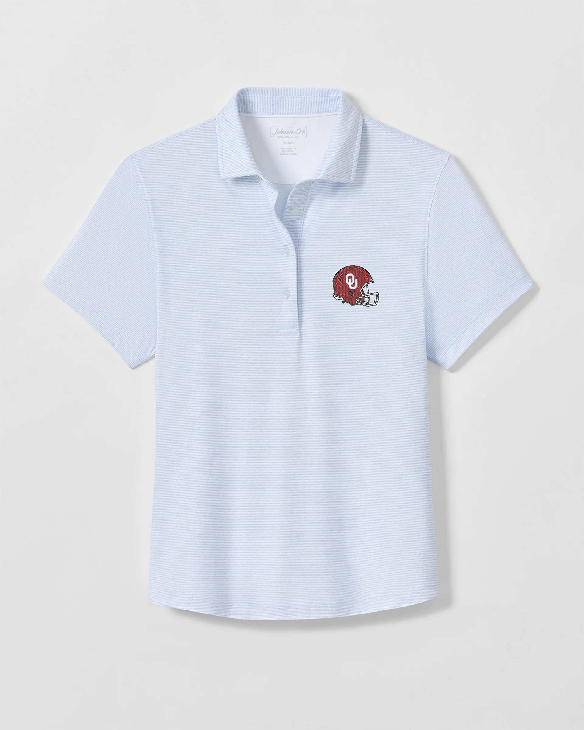 Women's Oklahoma Maxine Featherweight Performance Polo - Helmet Logo - Image 3