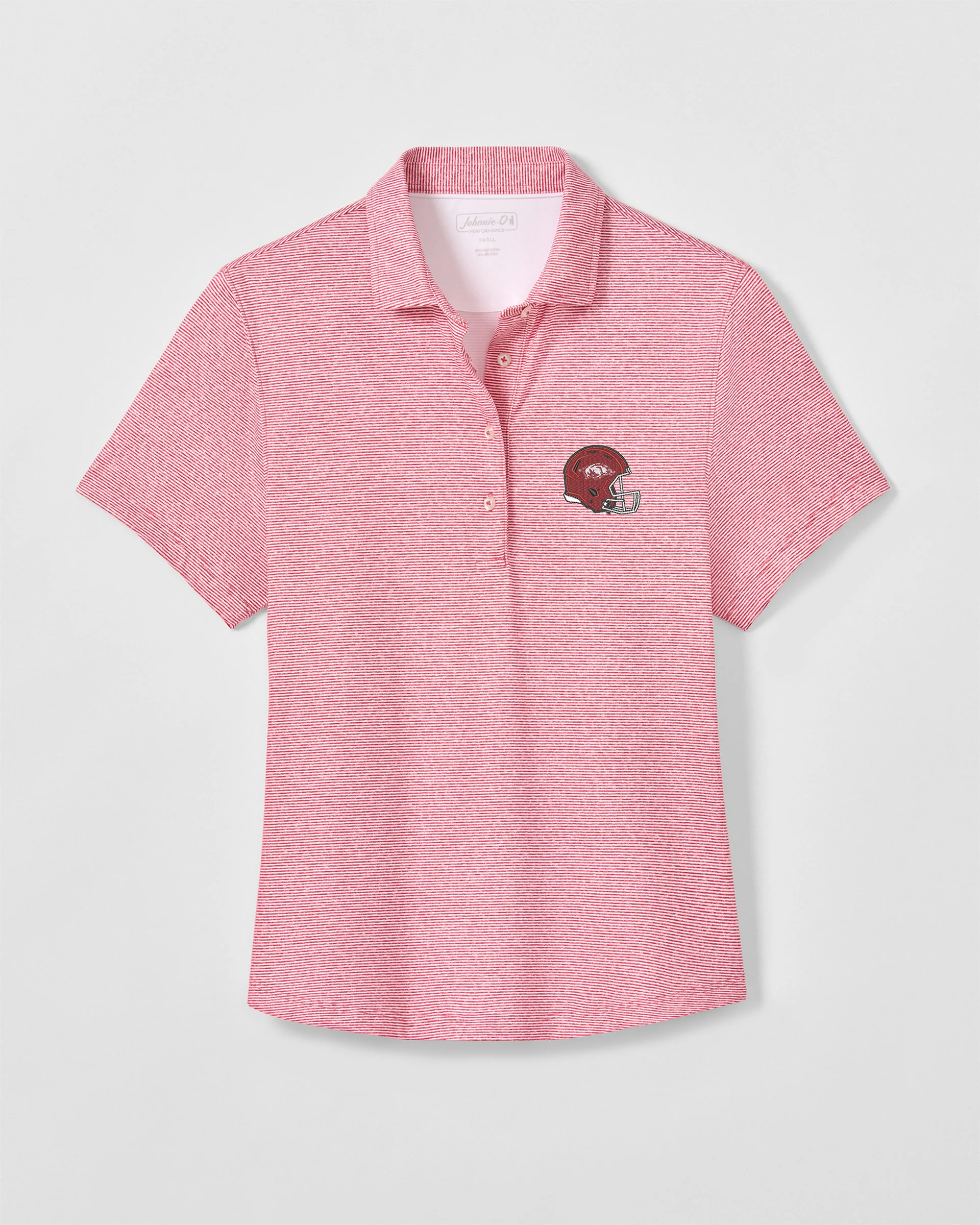 Women's University of Arkansas Maxine Featherweight Performance Polo - Helmet Logo - Image 2