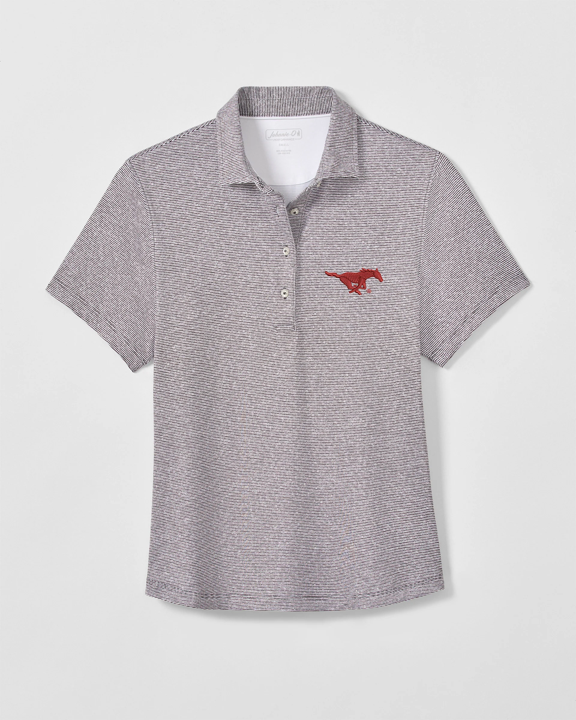 Women's Southern Methodist University Maxine Featherweight Performance Polo