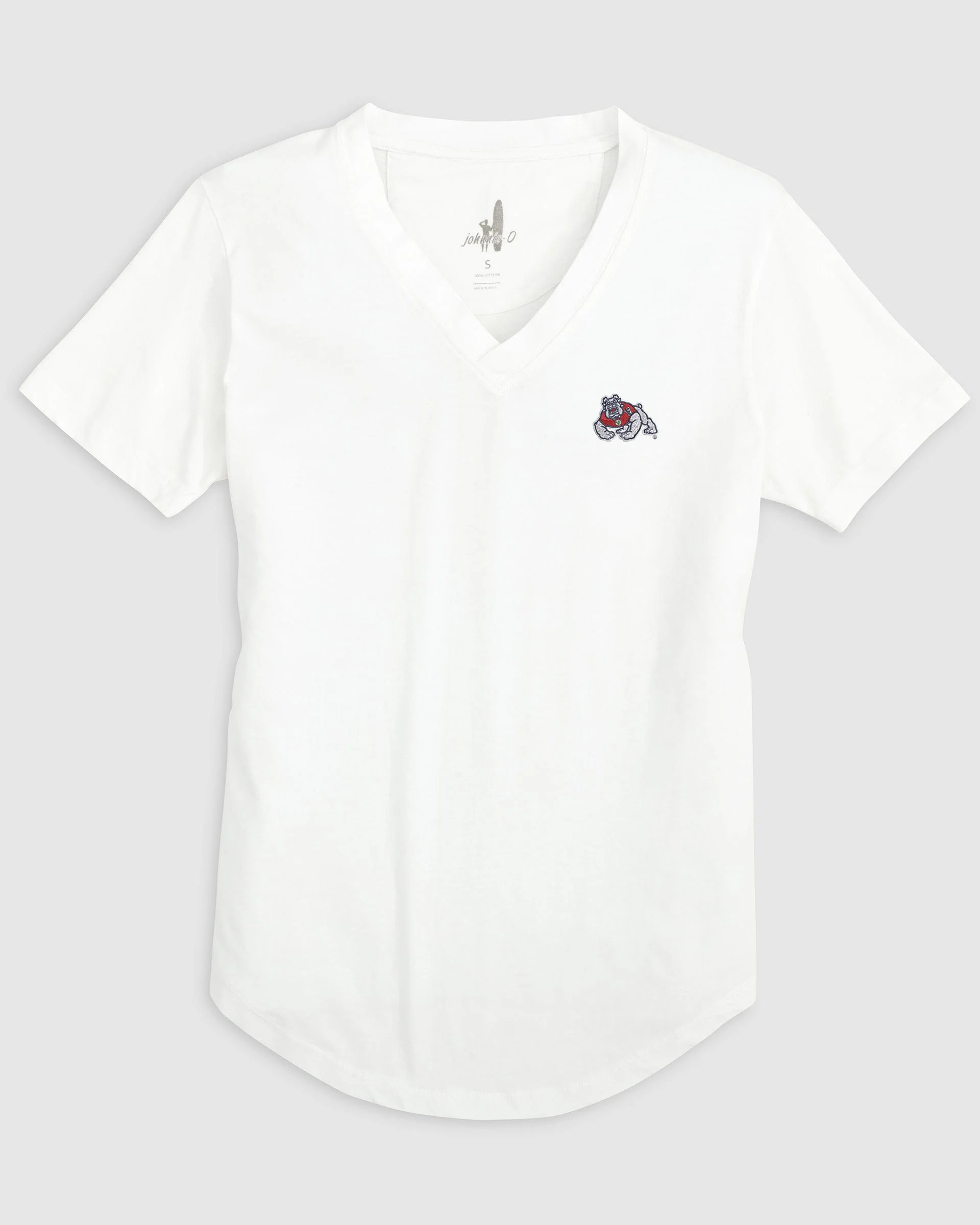 Women's Fresno State Merediths V-Neck T-Shirt - Image 5
