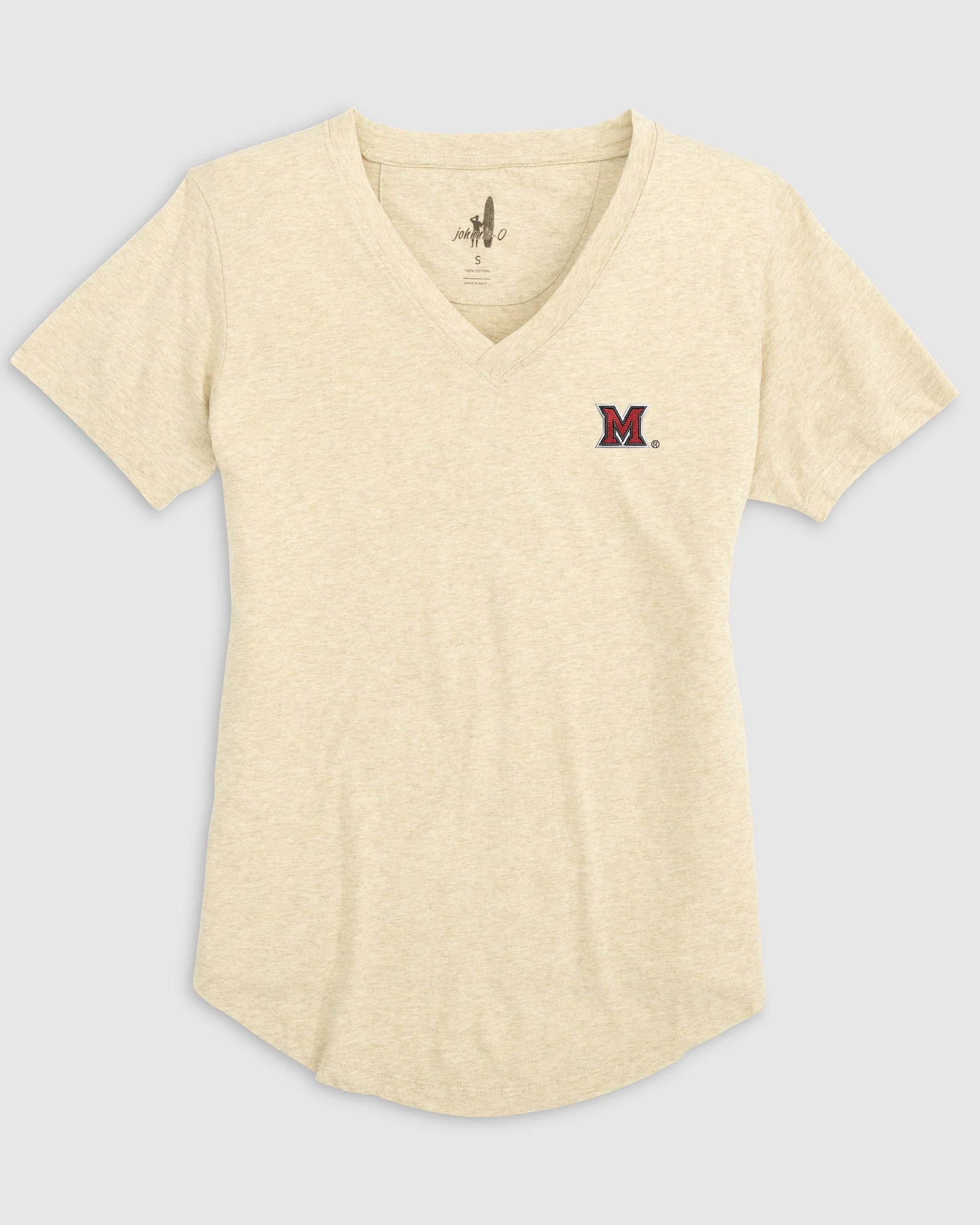Women's Miami Ohio Merediths V-Neck T-Shirt - Image 3