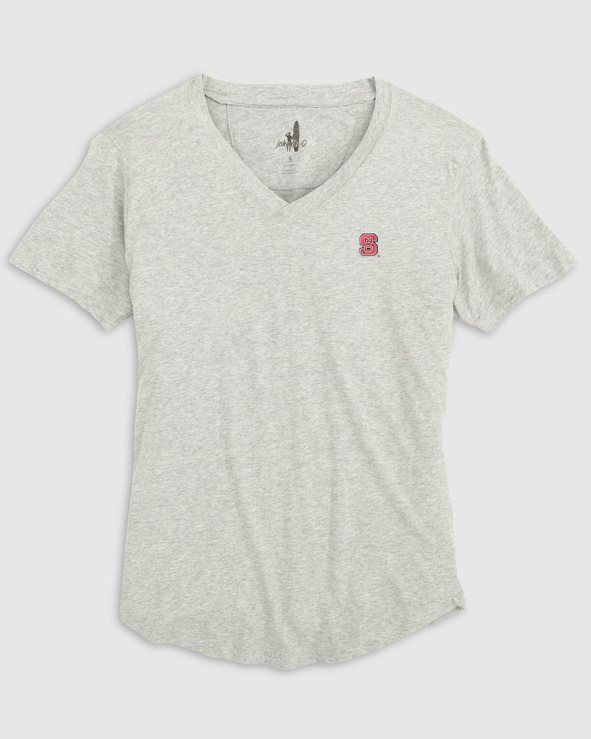 Women's NC State University Merediths V-Neck T-Shirt - Image 2