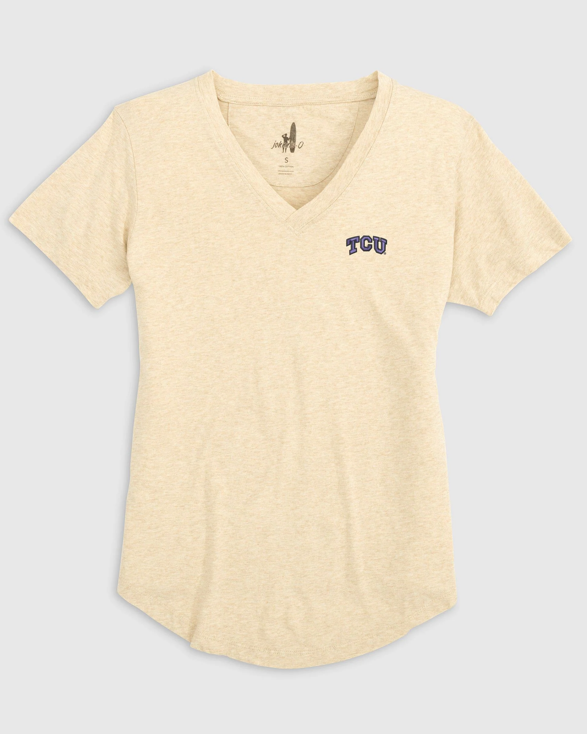 Women's Texas Christian Merediths V-Neck T-Shirt - Image 2