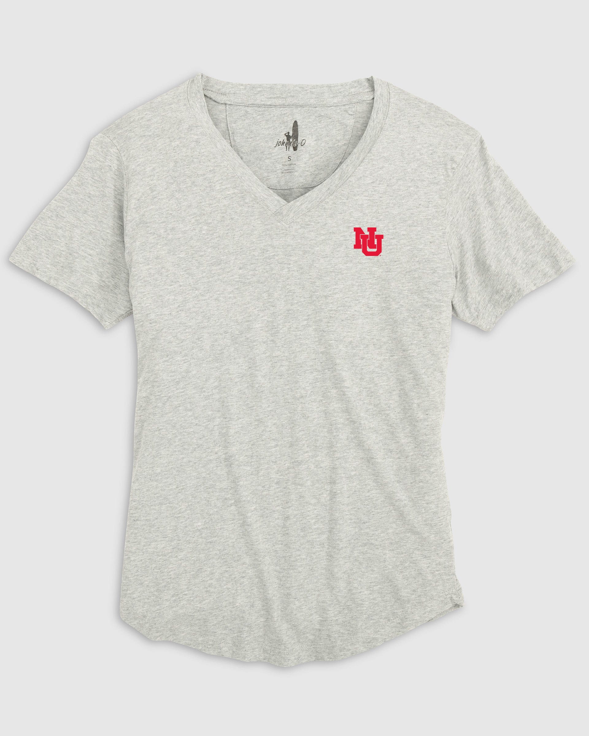 Women's Nebraska Merediths V-Neck T-Shirt - Vault Logo