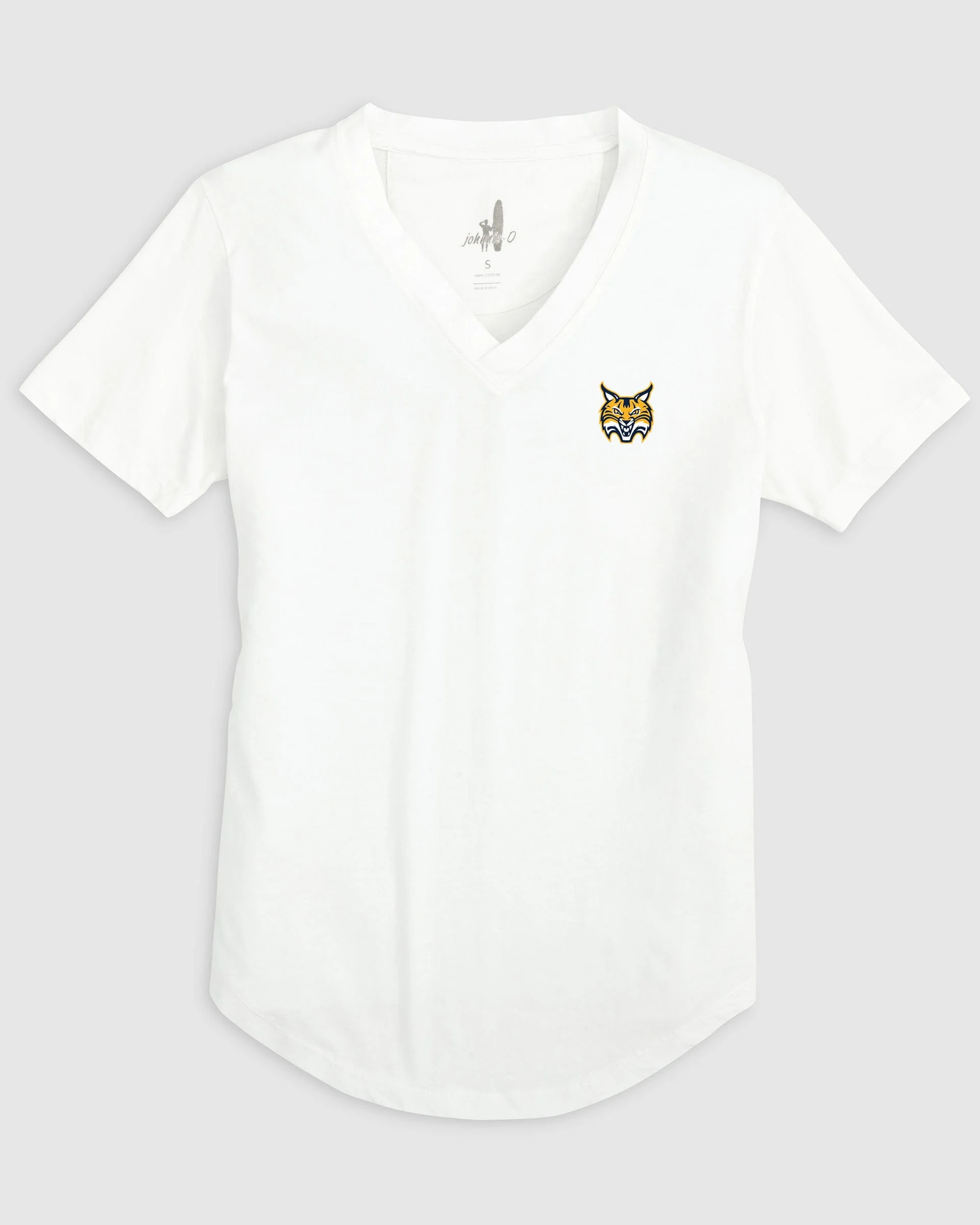Women's Quinnipiac Merediths V-Neck T-Shirt - Image 5