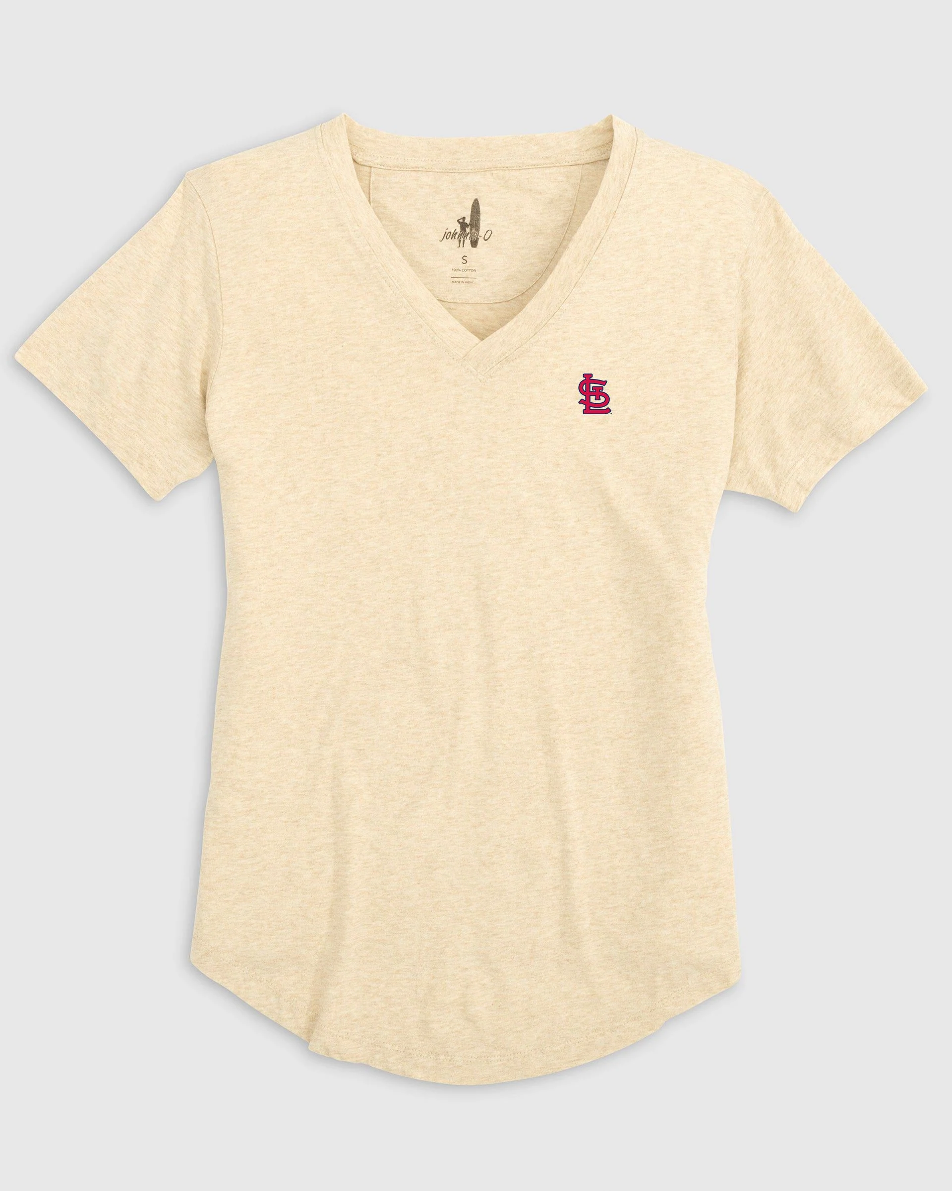 Women's St. Louis Cardinals Merediths V-Neck T-Shirt - Image 2