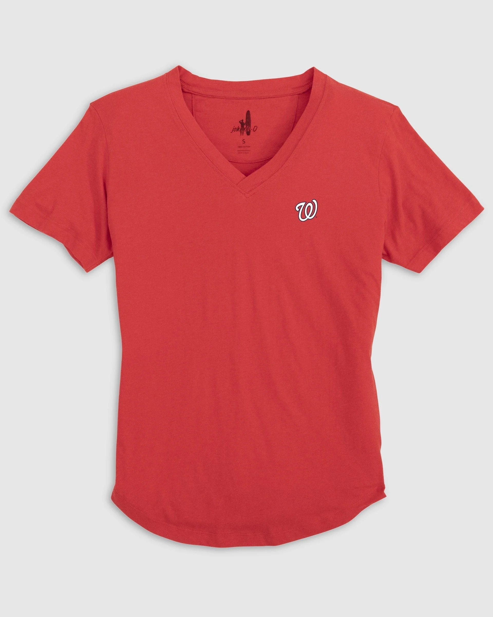 Women's Washington Nationals Merediths V-Neck T-Shirt - Image 11