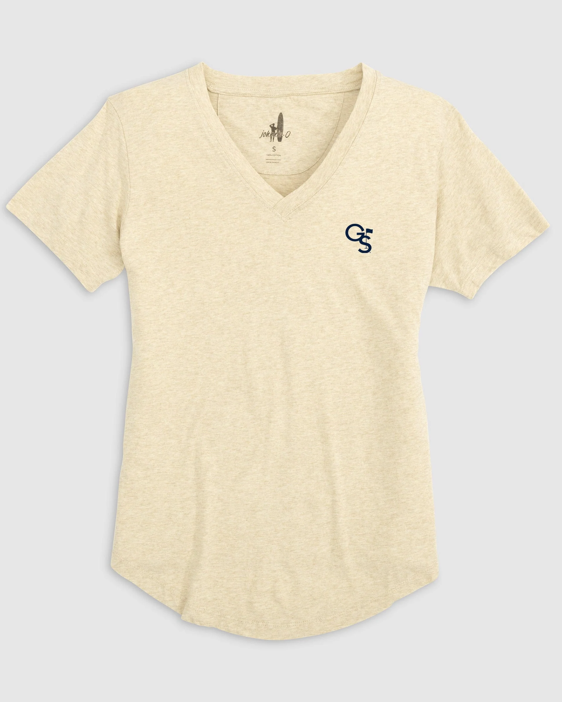 Women's Georgia Southern Merediths V-Neck T-Shirt - Flag Logo - Image 3