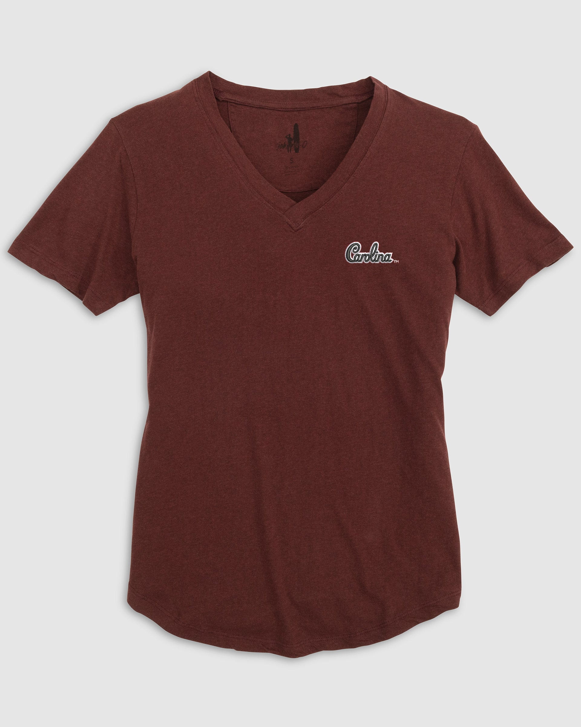 Women's South Carolina Merediths V-Neck T-Shirt - Script Logo - Image 7
