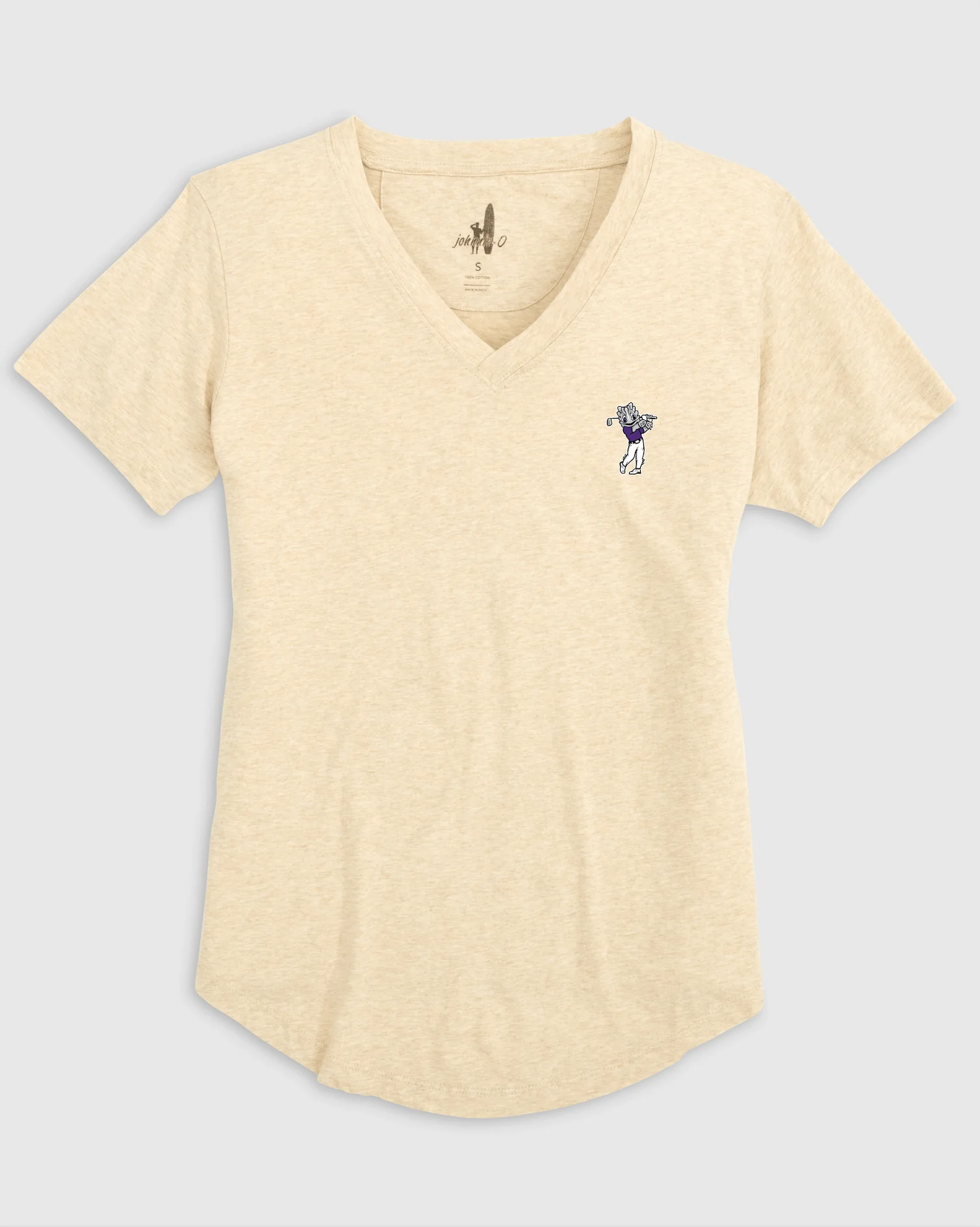 Women's Texas Christian Merediths V-Neck T-Shirt - Golf Logo - Image 7