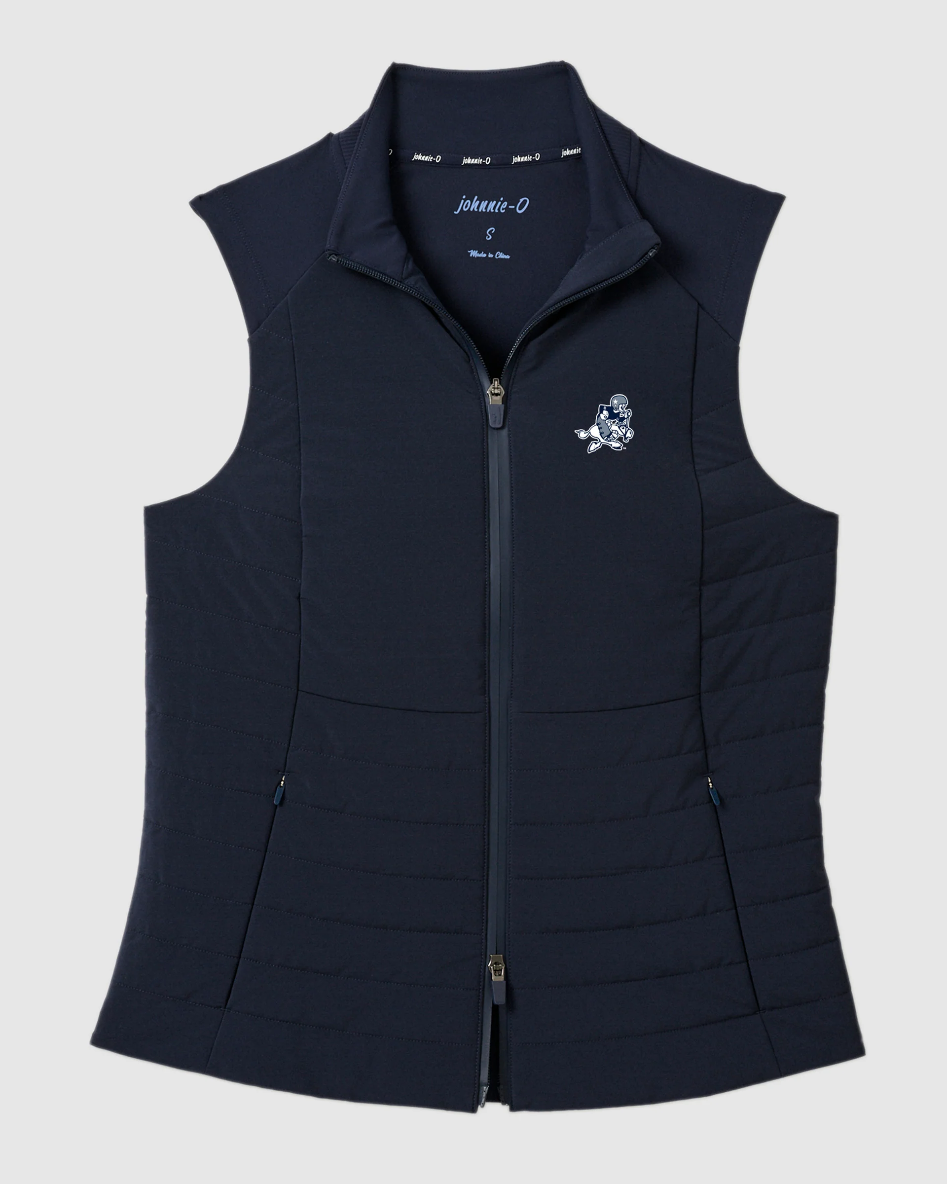 Women's Dallas Cowboys Victoria Performance Mixed Media Vest - Classic Logo