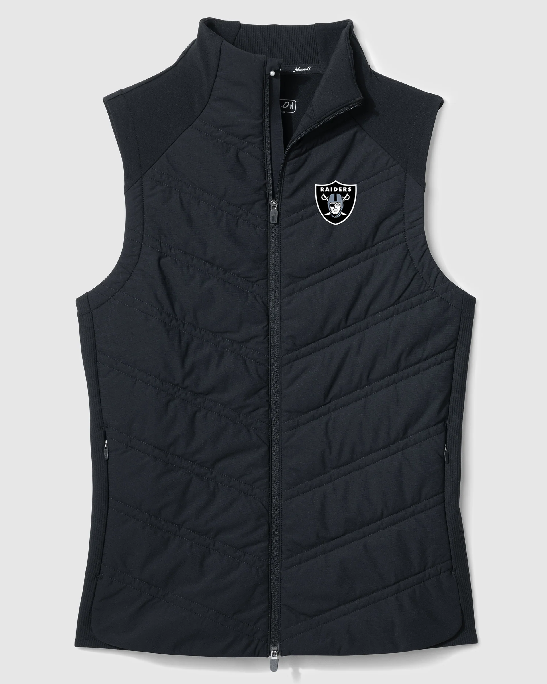 Women's Las Vegas Raiders Portrush Quilted Performance Vest - Image 3