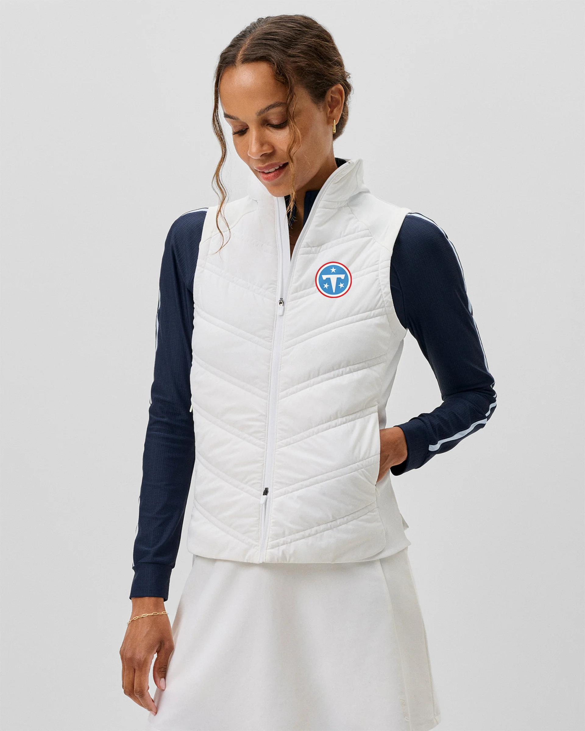 Women's Tennessee Titans Portrush Quilted Performance Vest