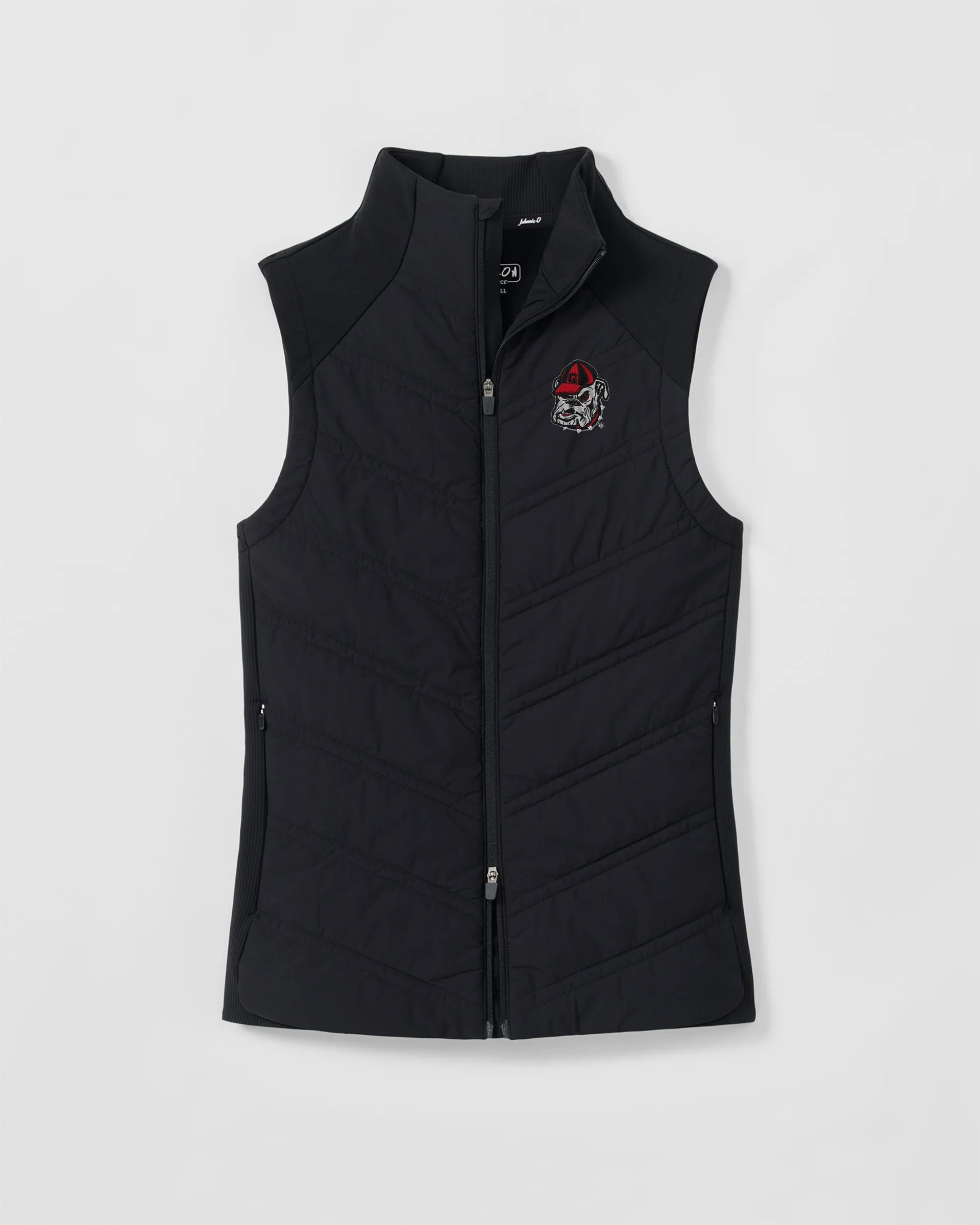 Women's University of Georgia Portrush Quilted Performance Vest - Bulldog Head Logo - Image 3