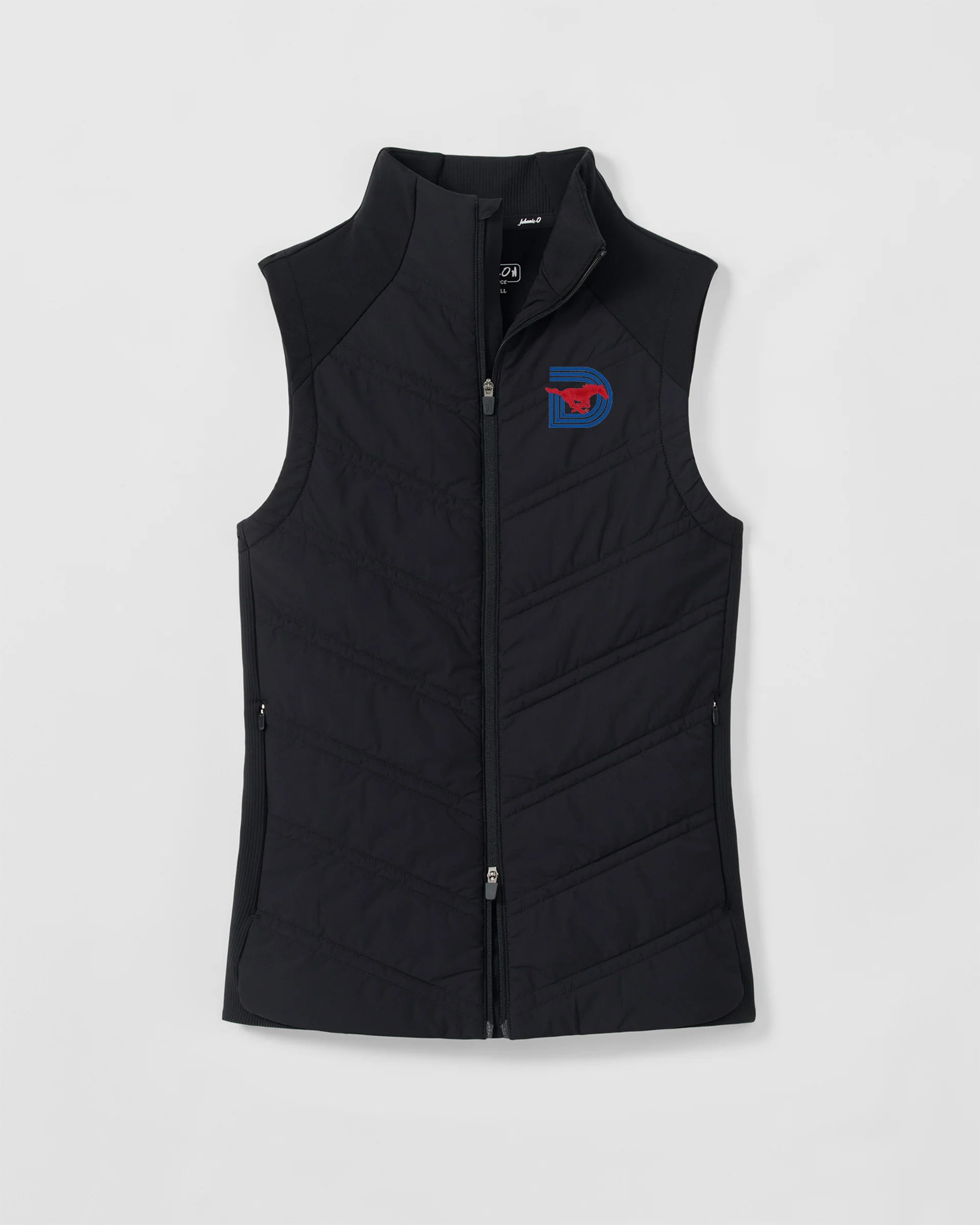 Women's Southern Methodist University Portrush Quilted Performance Vest - Triple D Logo - Image 3