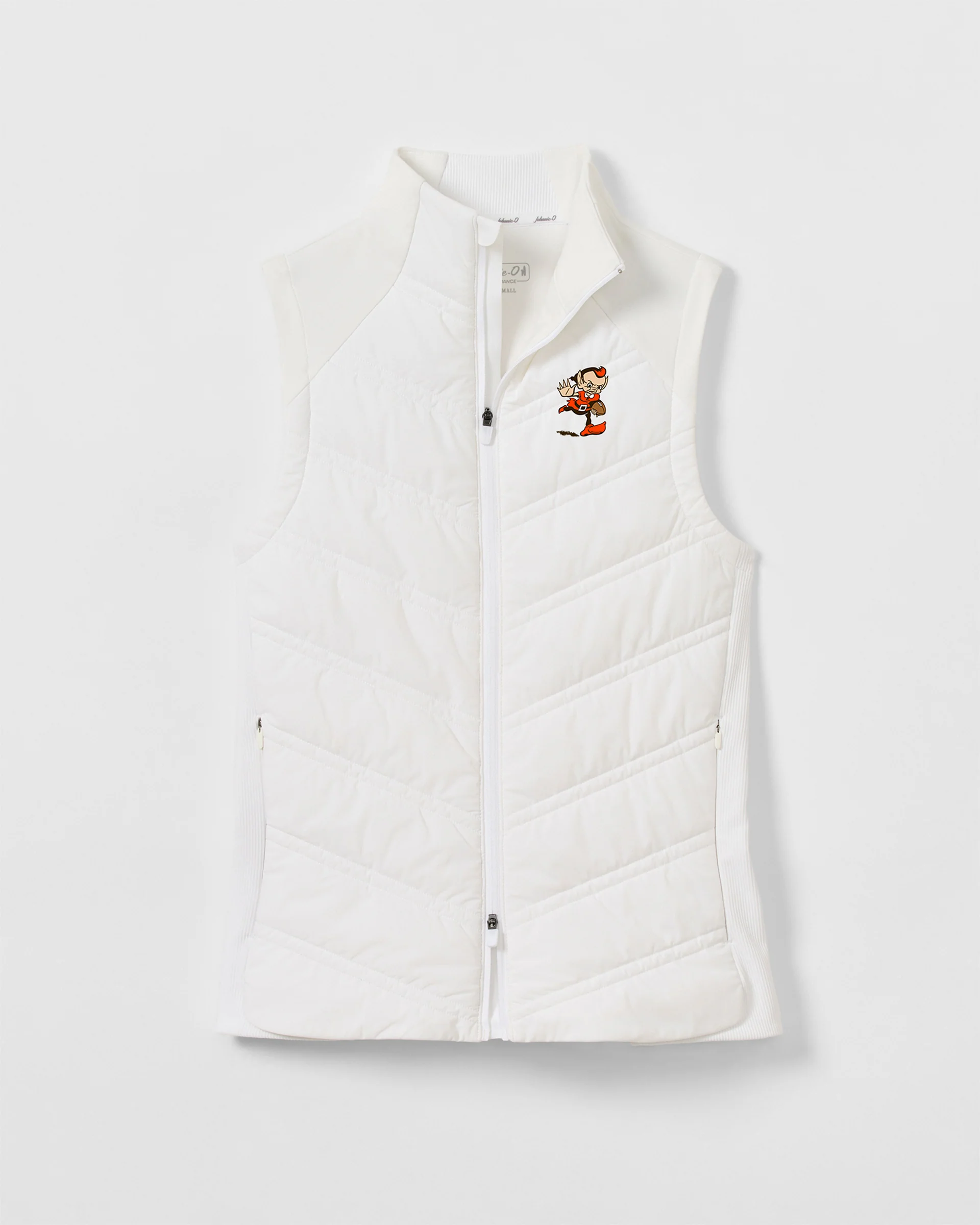 Women's Cleveland Browns Portrush Quilted Performance Vest - Classic Logo - Image 4