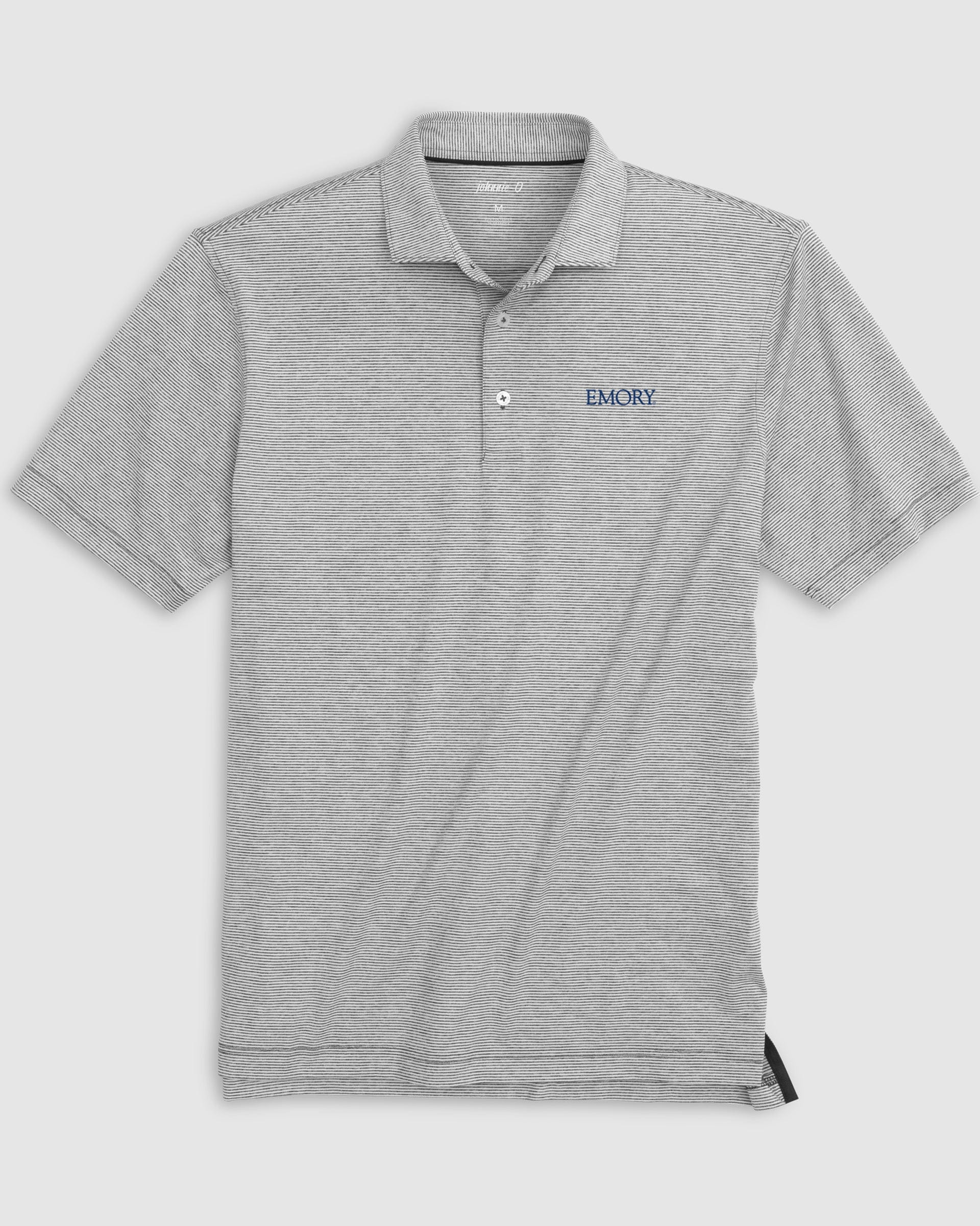 Emory Lyndonn Striped Jersey Performance Polo - Image 2